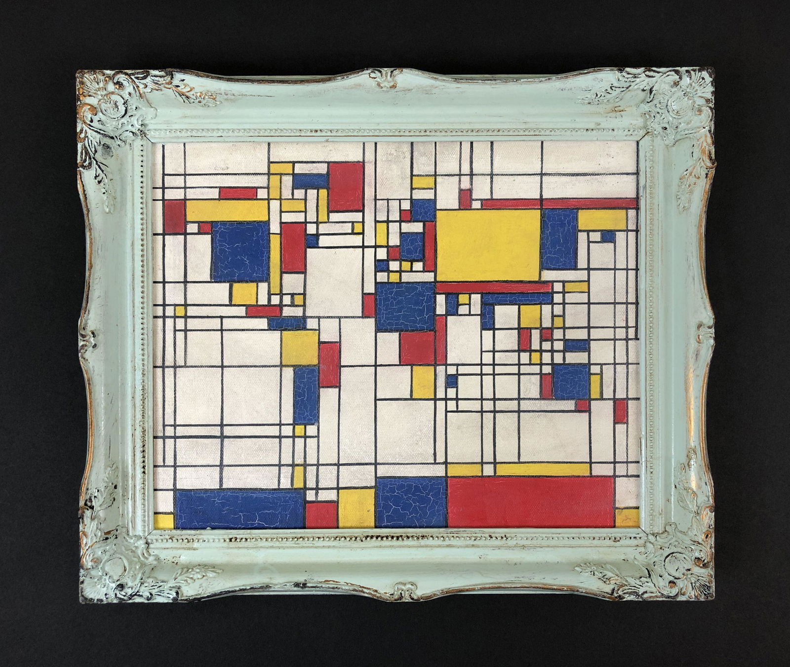 Piet Mondrian (Dutch 1872-1944) -- Oil on Canvas Board (1 of 4)
