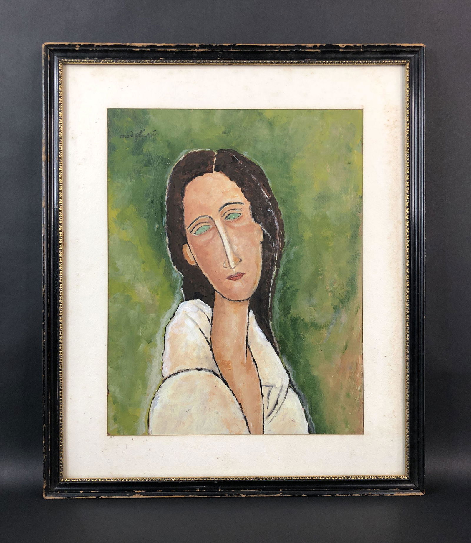 Amedeo Modigliani (Italian, 1884-1920) -- Oil Painting (1 of 8)