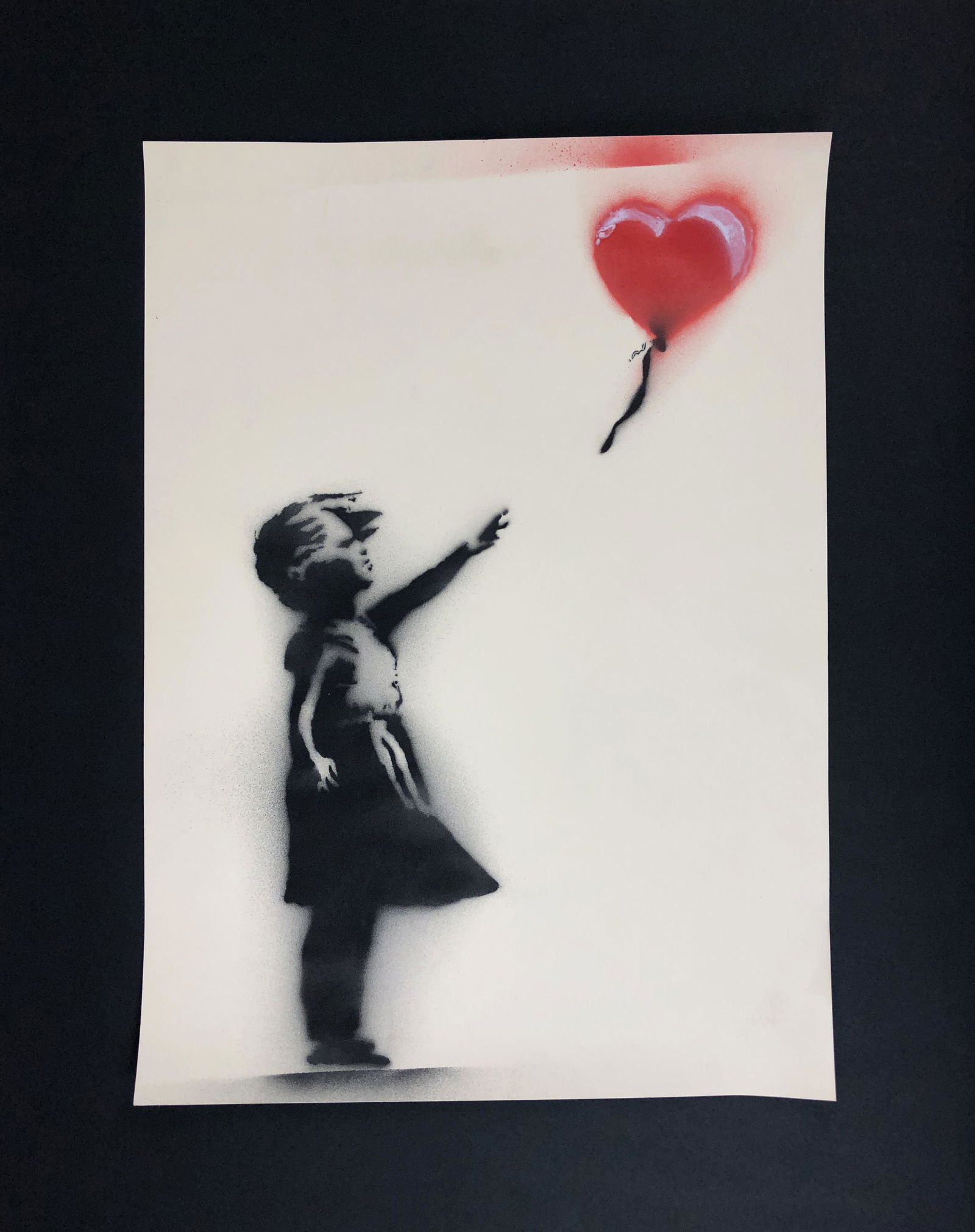 Banksy (British, 1974 - ) -- Hand Stenciled Aerosol (1 of 5)