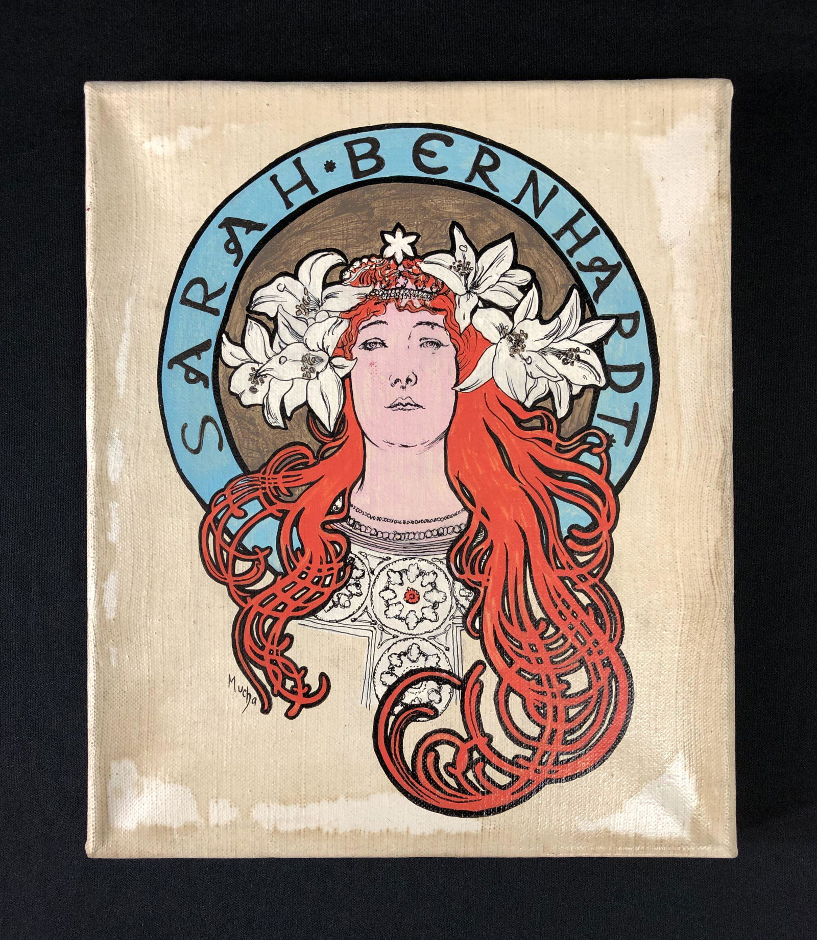 Alphonse Mucha (1860 -1939) -- Oil on Canvas -- Art (1 of 7)