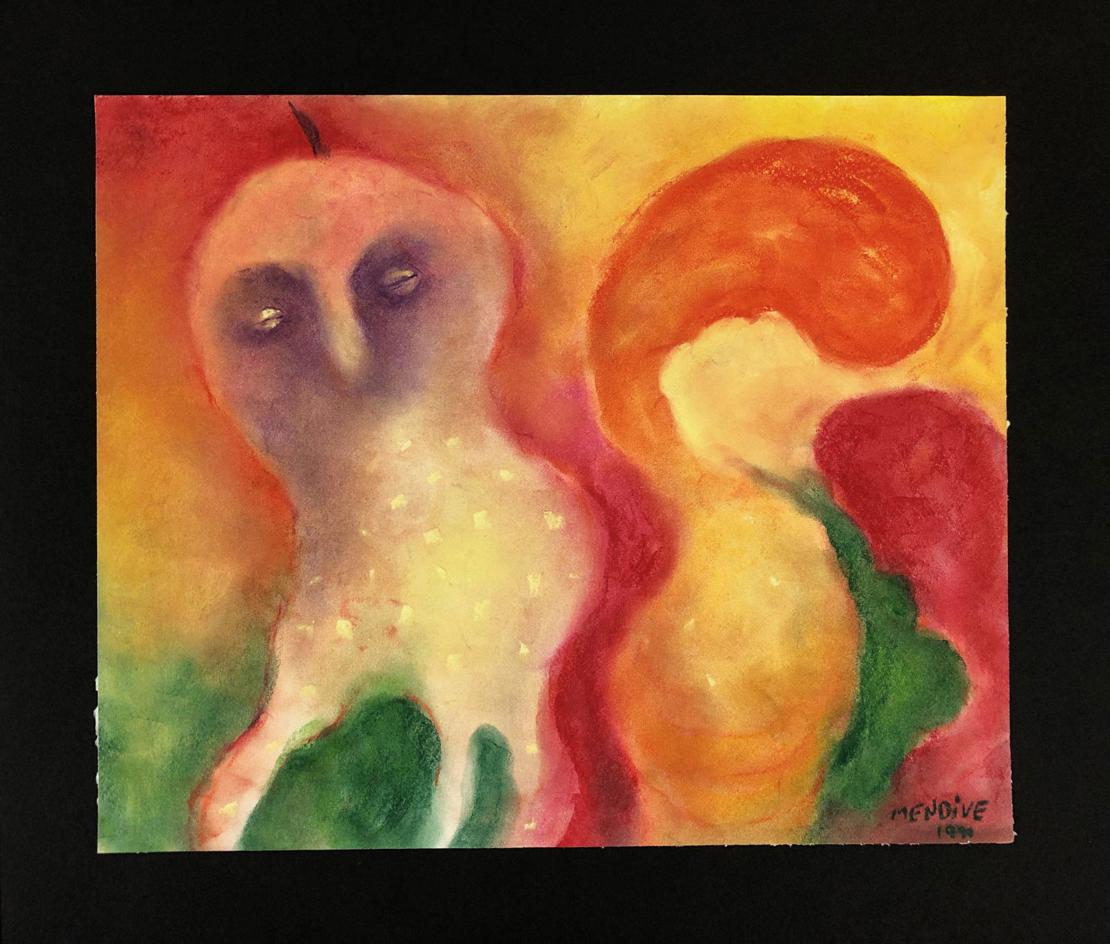 Manuel Mendive (1944 - ) - Pastel on Paper (1 of 6)