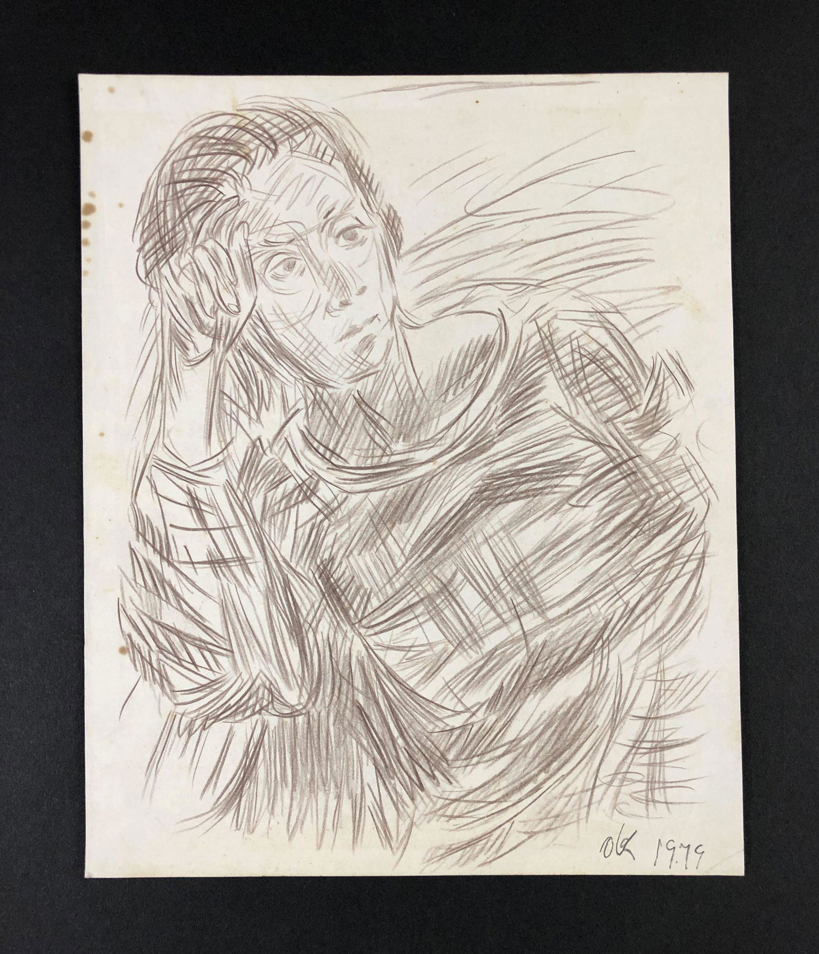 Oskar Kokoschka (Austrian,1886-1980) -- Drawing (1 of 5)