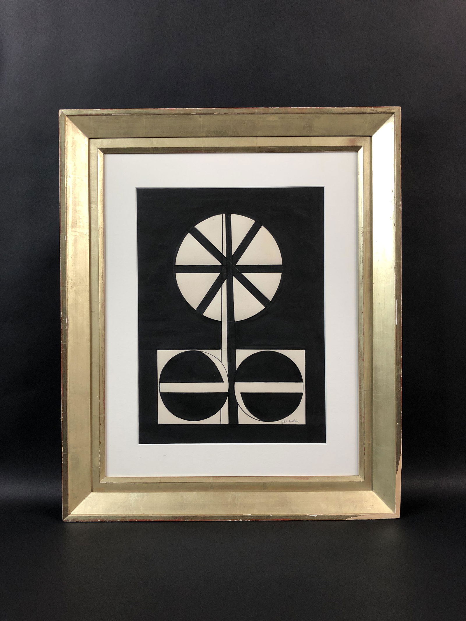 Helen Gerardia (1903-1988) -- Mixed Media Painting (1 of 6)