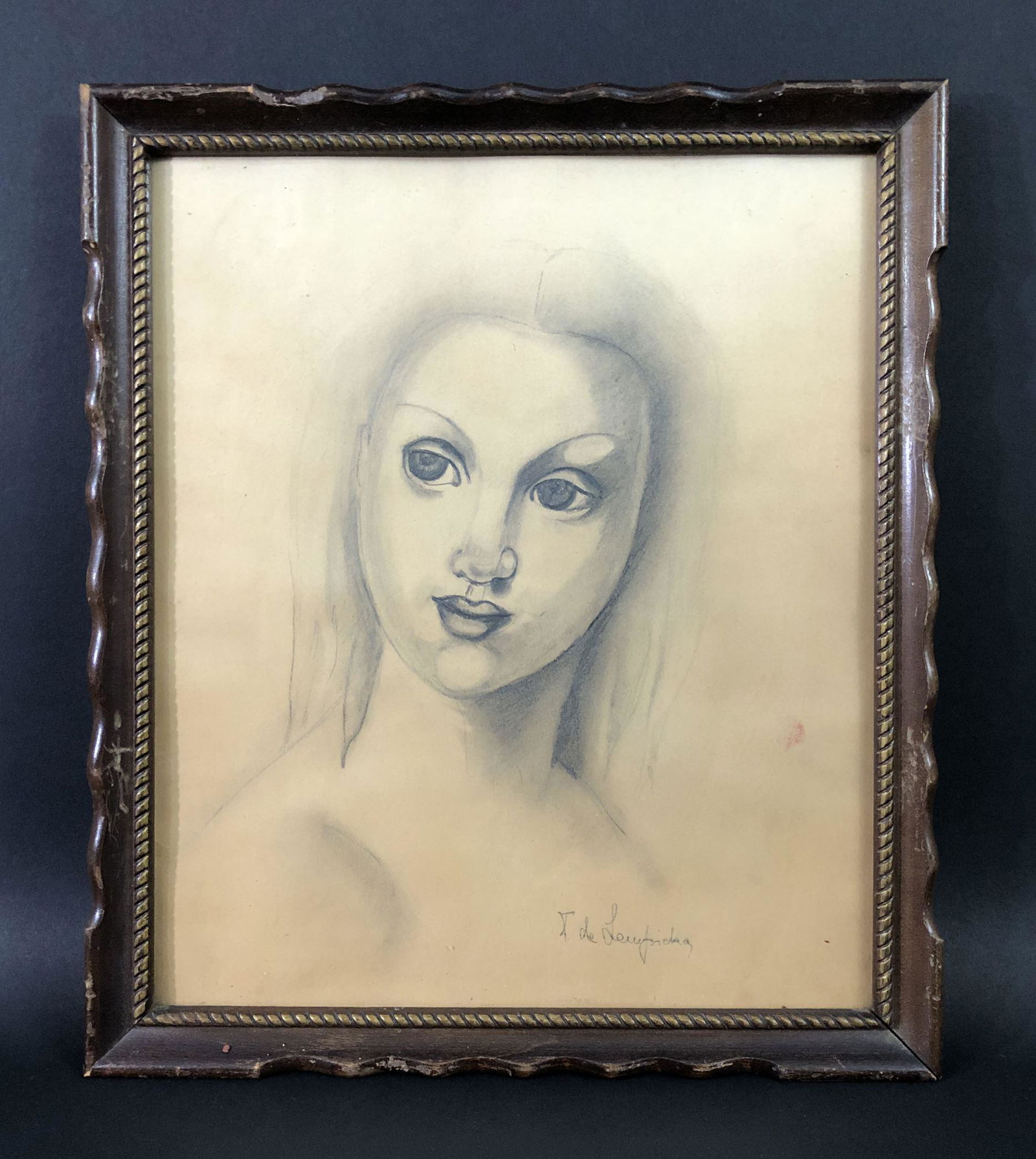 Tamara de Lempicka (1898-1980) - Graphite Drawing (1 of 4)