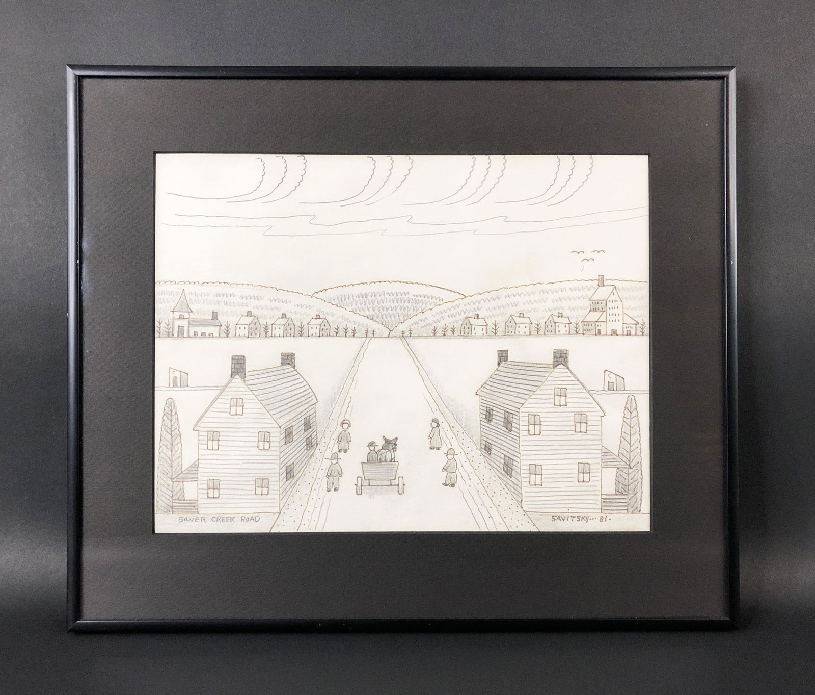 John Savitsky (1910 - 1991) Graphite and Ink Drawing (1 of 5)