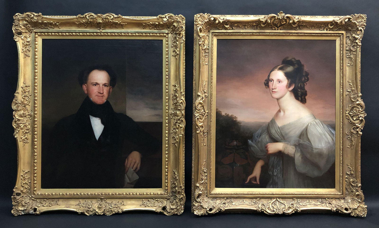 Henry Inman (American, 1801-1846) - Two Framed Oil (1 of 15)