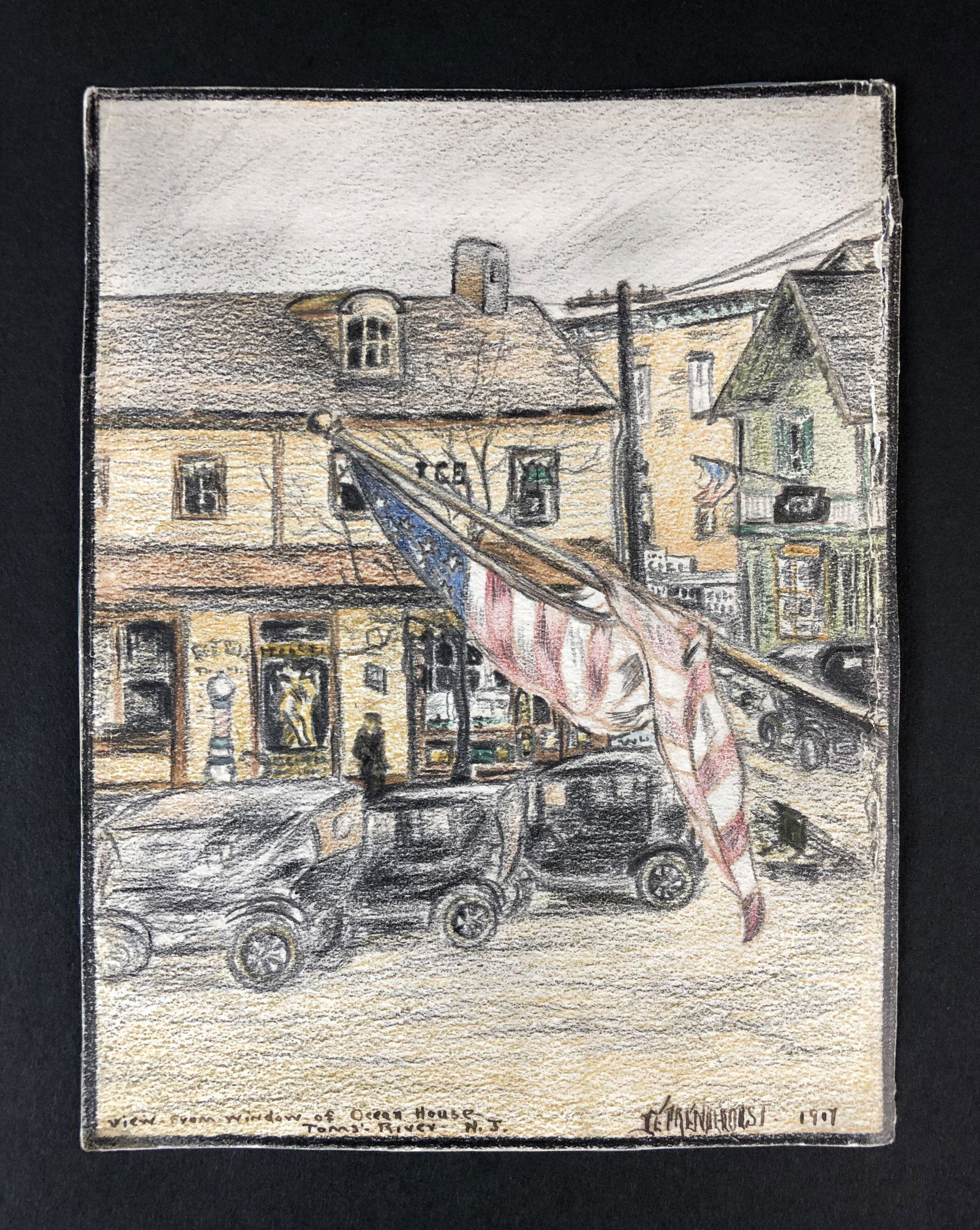 Charles Prendergast (1863-1948) - Mixed Media Drawing (1 of 5)