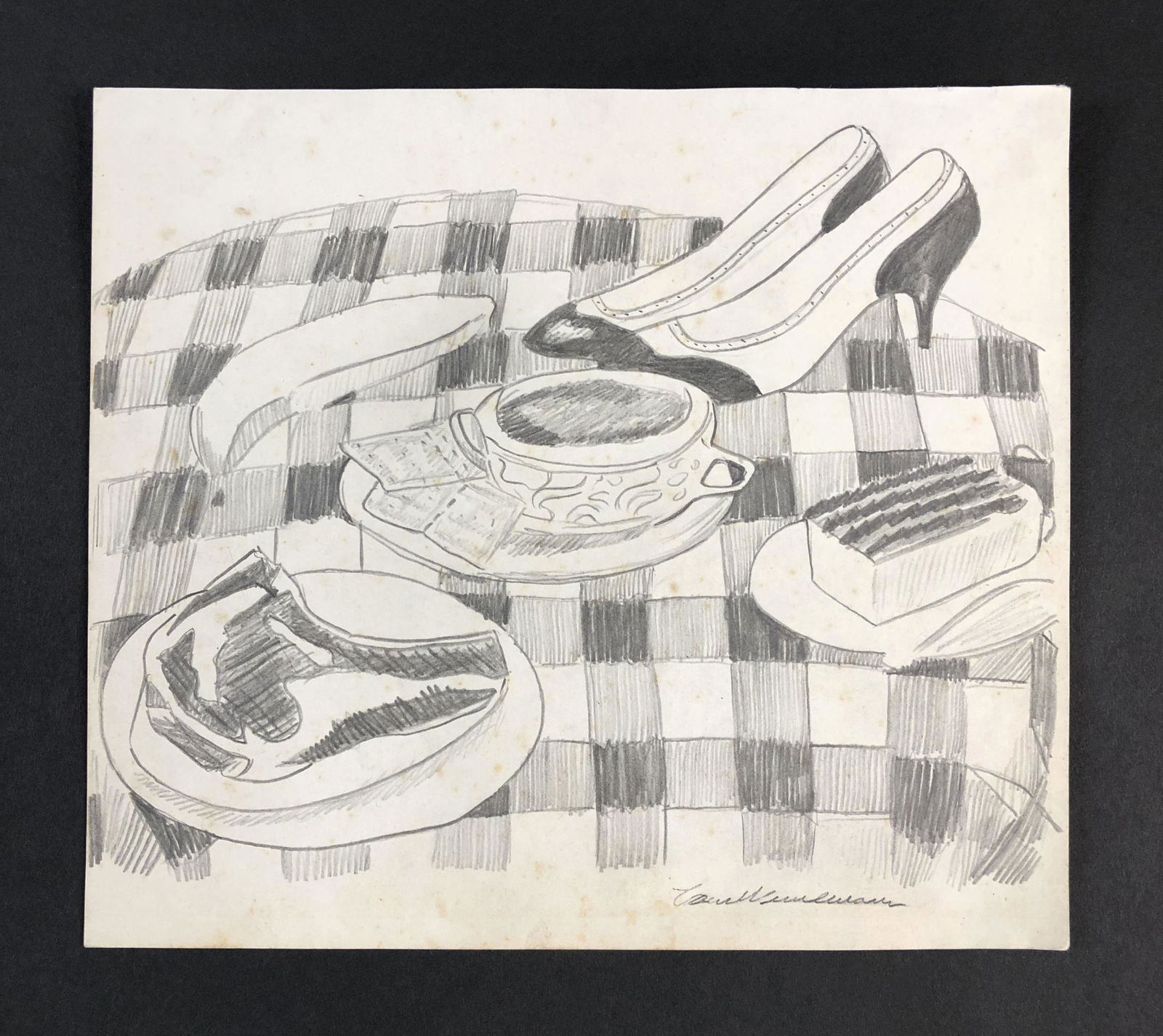 Tom Wesselman (1931 - 2004) - Graphite Drawing (1 of 5)