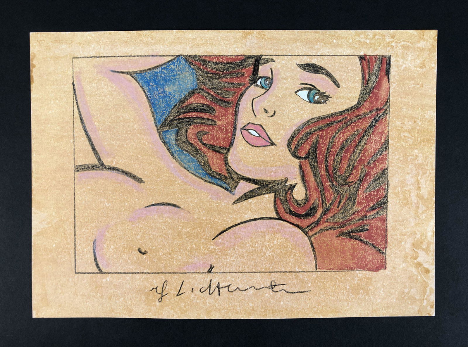 Roy Lichtenstein (American, 1923-1997) - Mixed Media on (1 of 5)