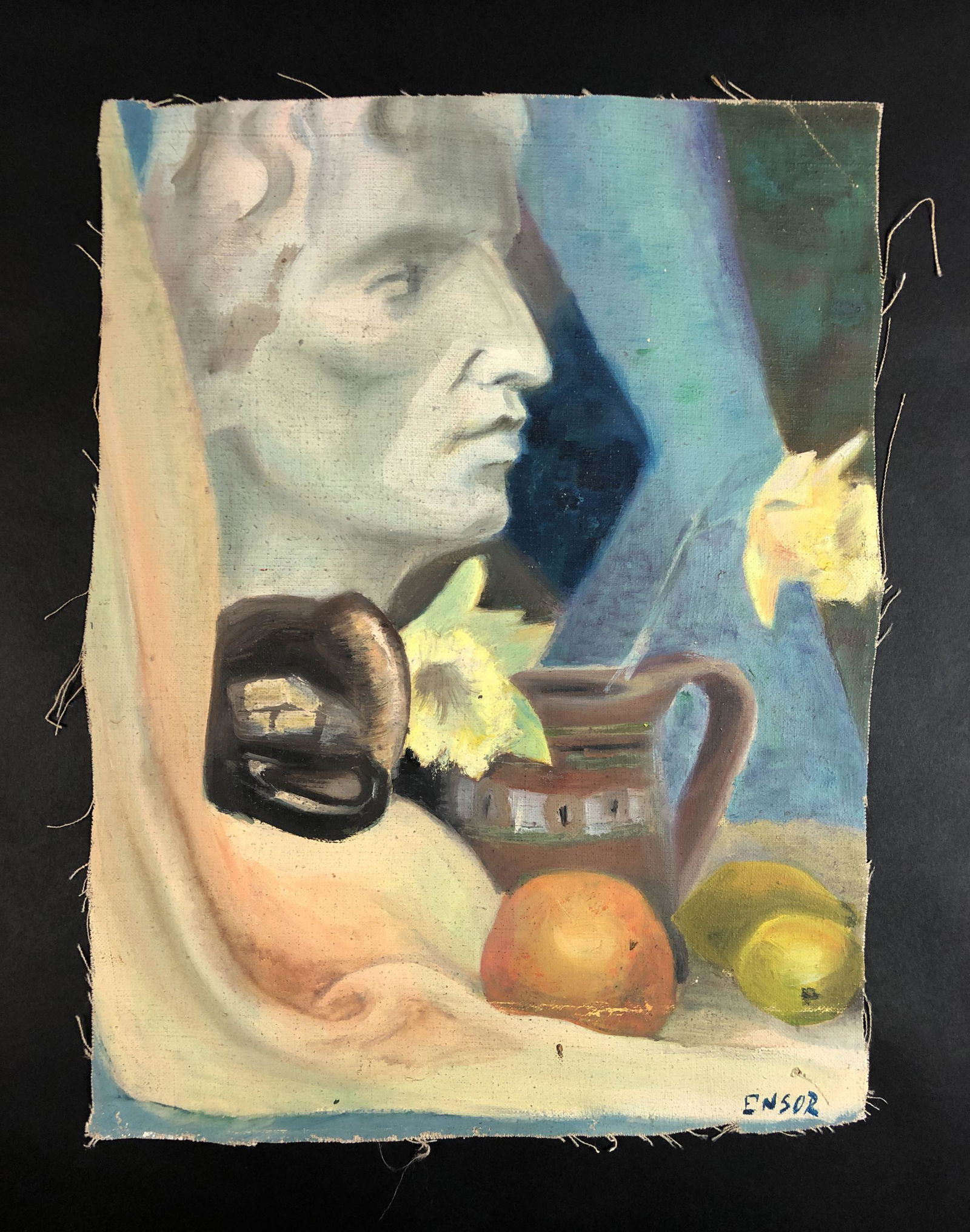 James Sidney Ensor (Belgian, 1860-1949) - Oil on Canvas (1 of 5)