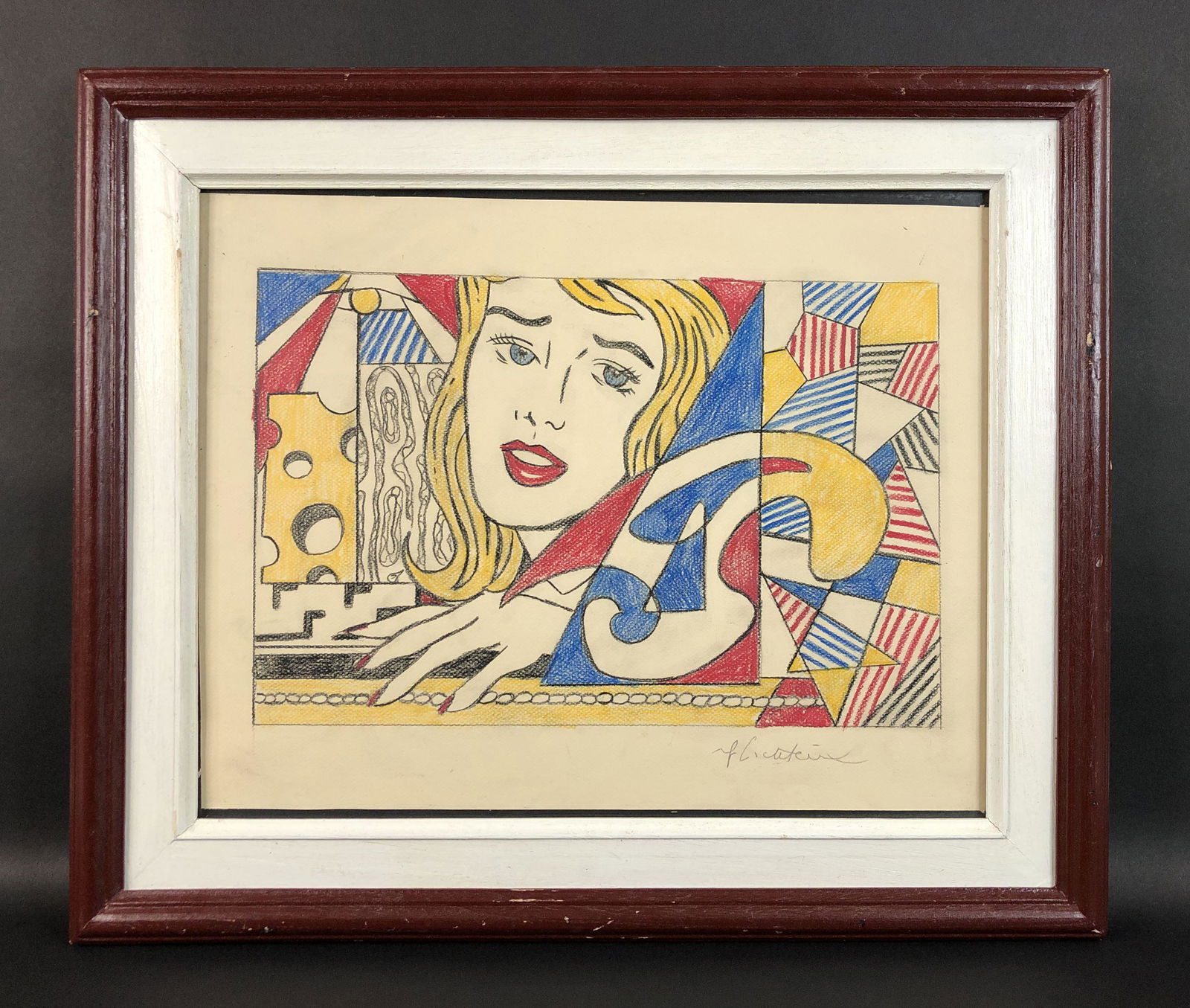 Roy Lichtenstein (American, 1923-1997) - Colored Pencil (1 of 5)