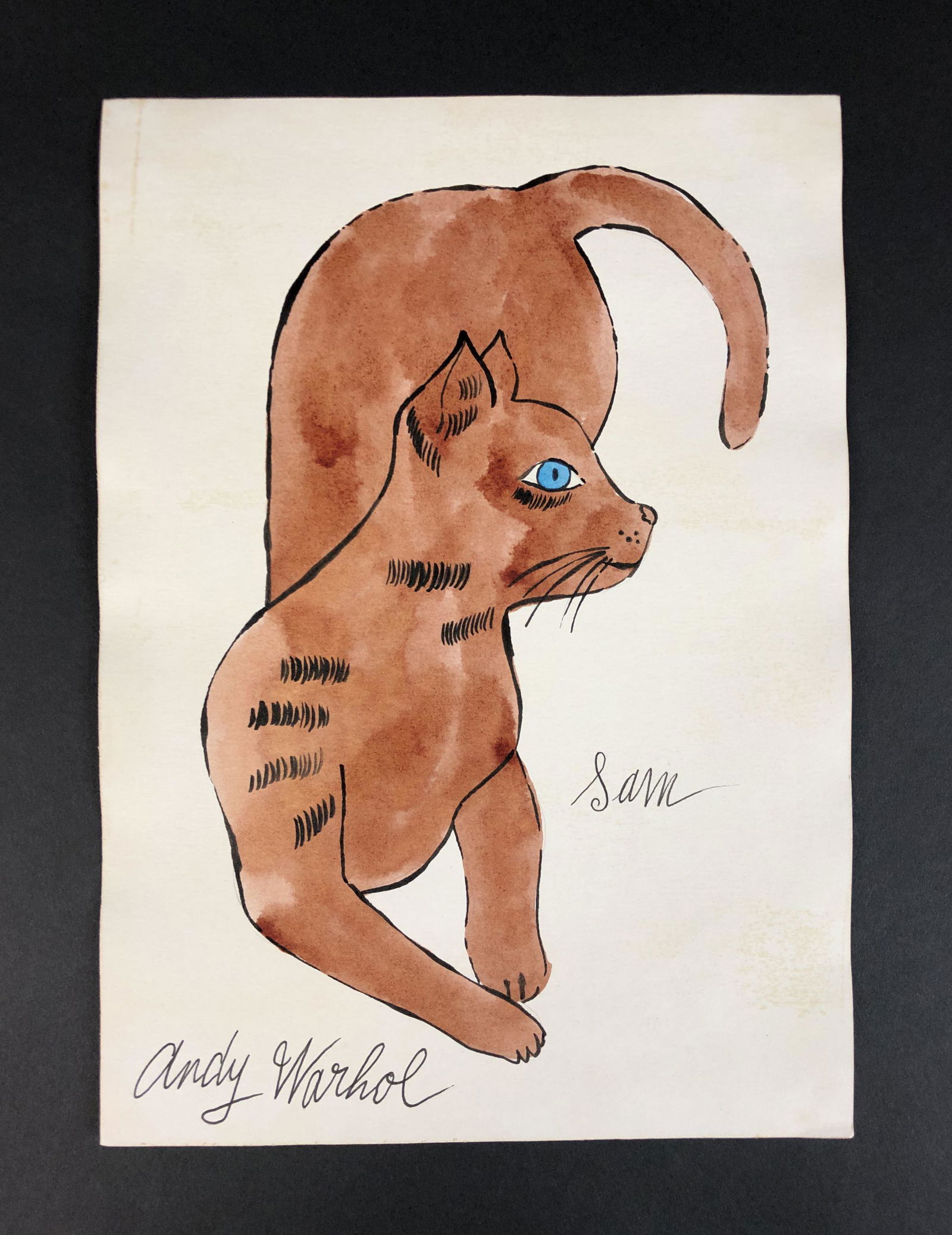 Andy Warhol (American, 1928-1987) - Mixed Media Drawing (1 of 5)