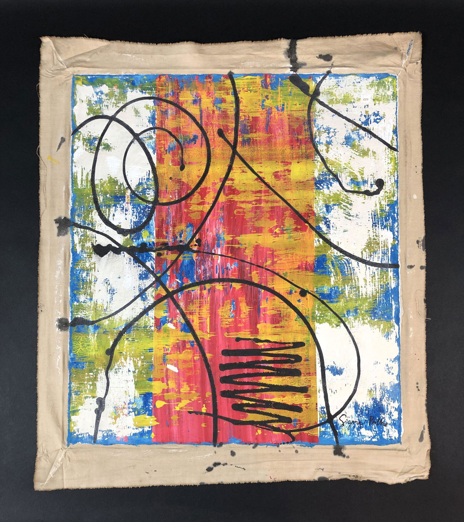 Sigmar Polke (German, 1941-2010) - Oil on Canvas (1 of 5)