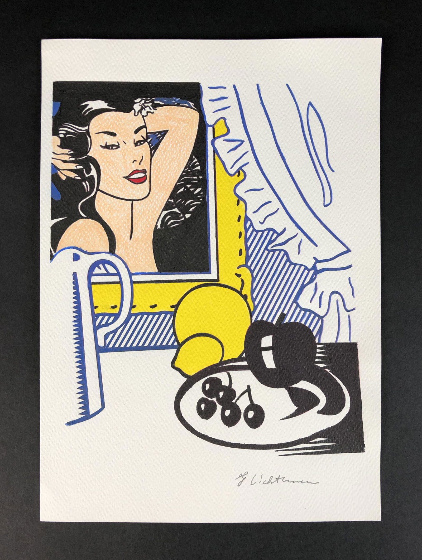 Roy Lichtenstein (American, 1923-1997) - Mixed Media on (1 of 5)