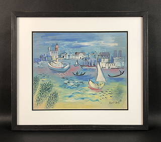 Raoul Dufy (French, 1877-1953) - Watercolor on Paper (1 of 5)