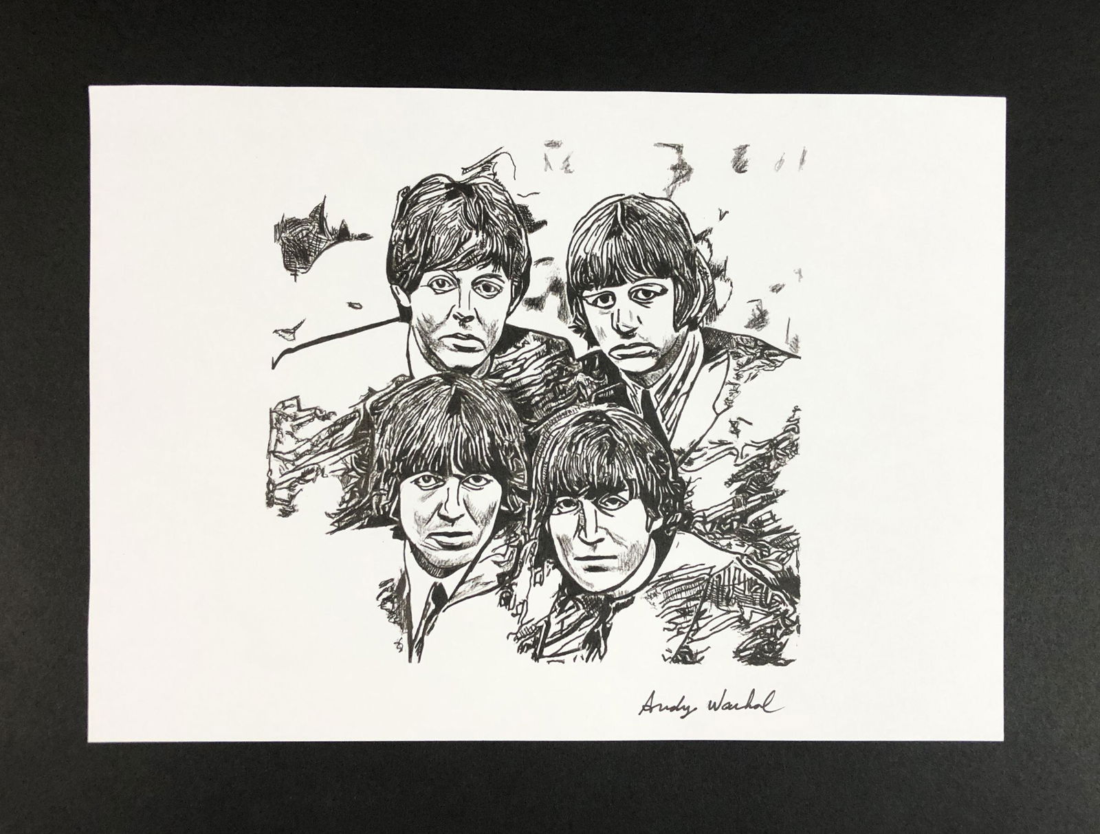 Andy Warhol (American, 1928-1987) - Mixed Media on (1 of 4)