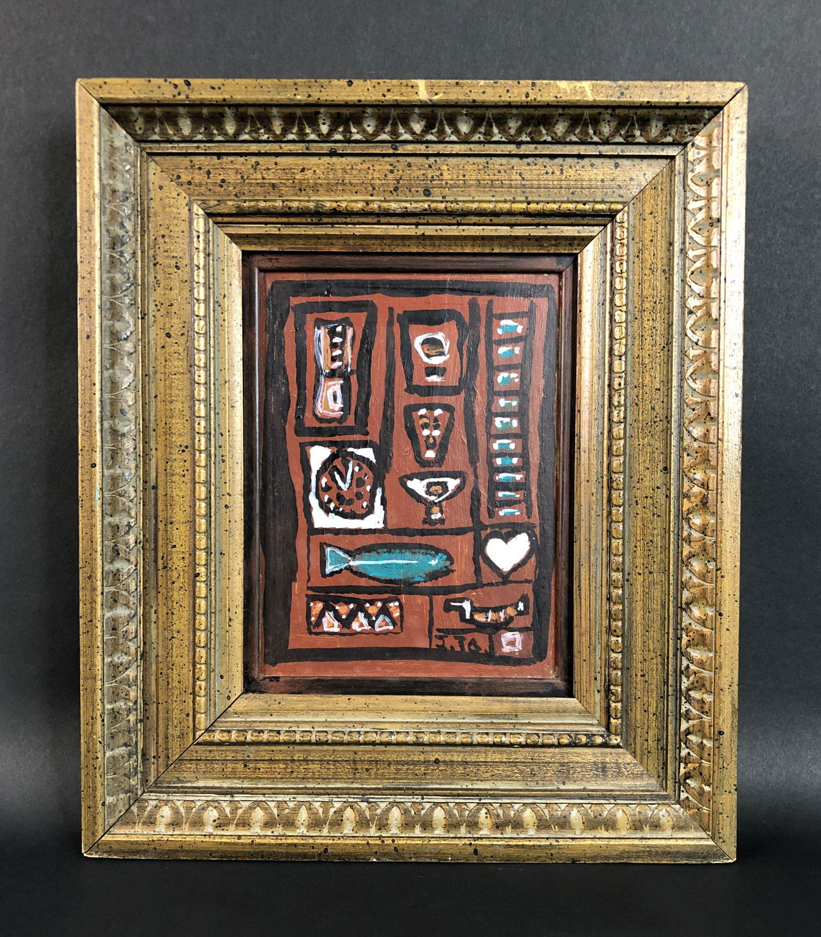 Joaquin Torres Garcia (1874 - 1949) - Oil Painting (1 of 4)