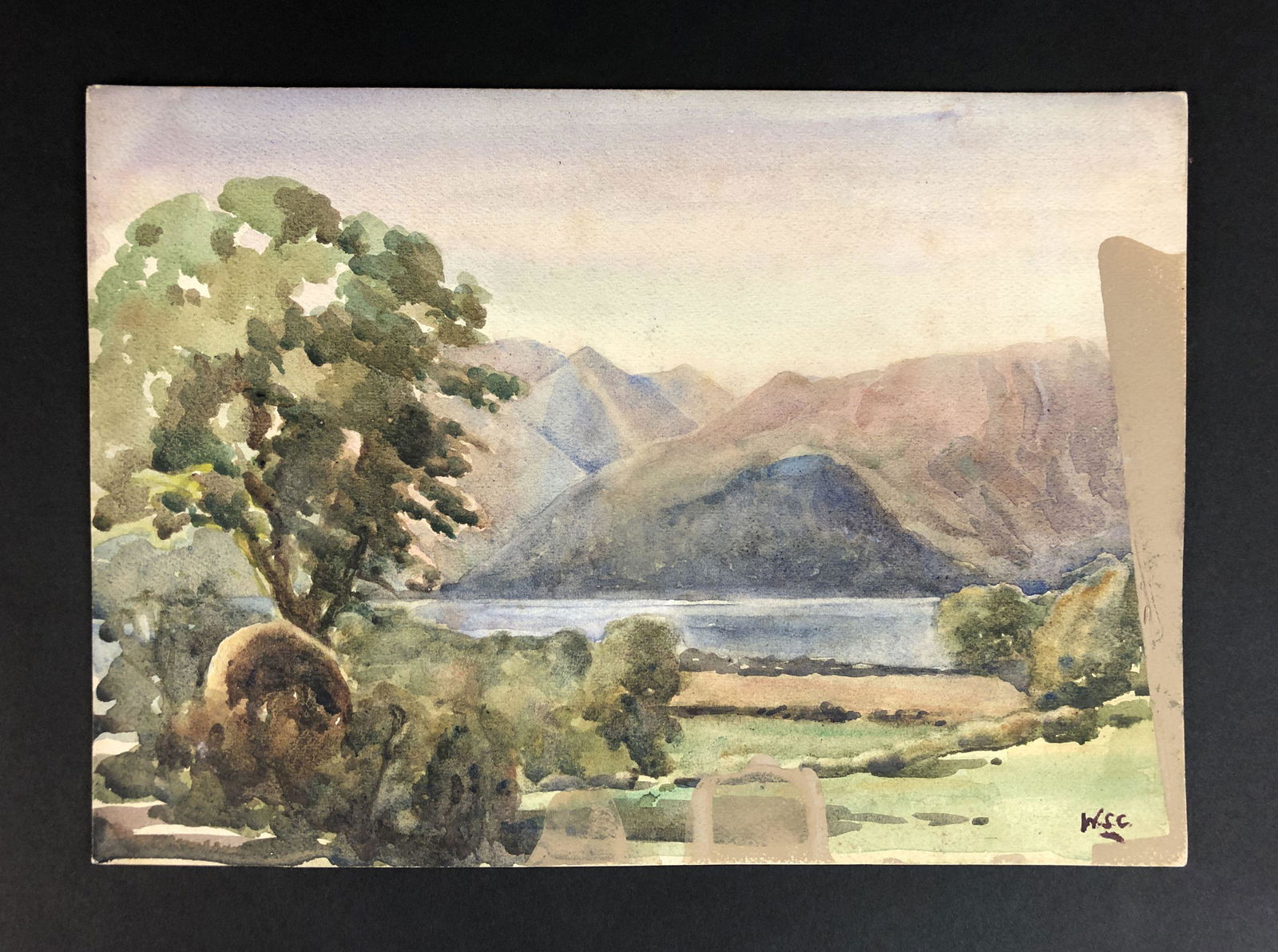 Winston Churchill (English, 1874-1965) - Watercolor on (1 of 6)