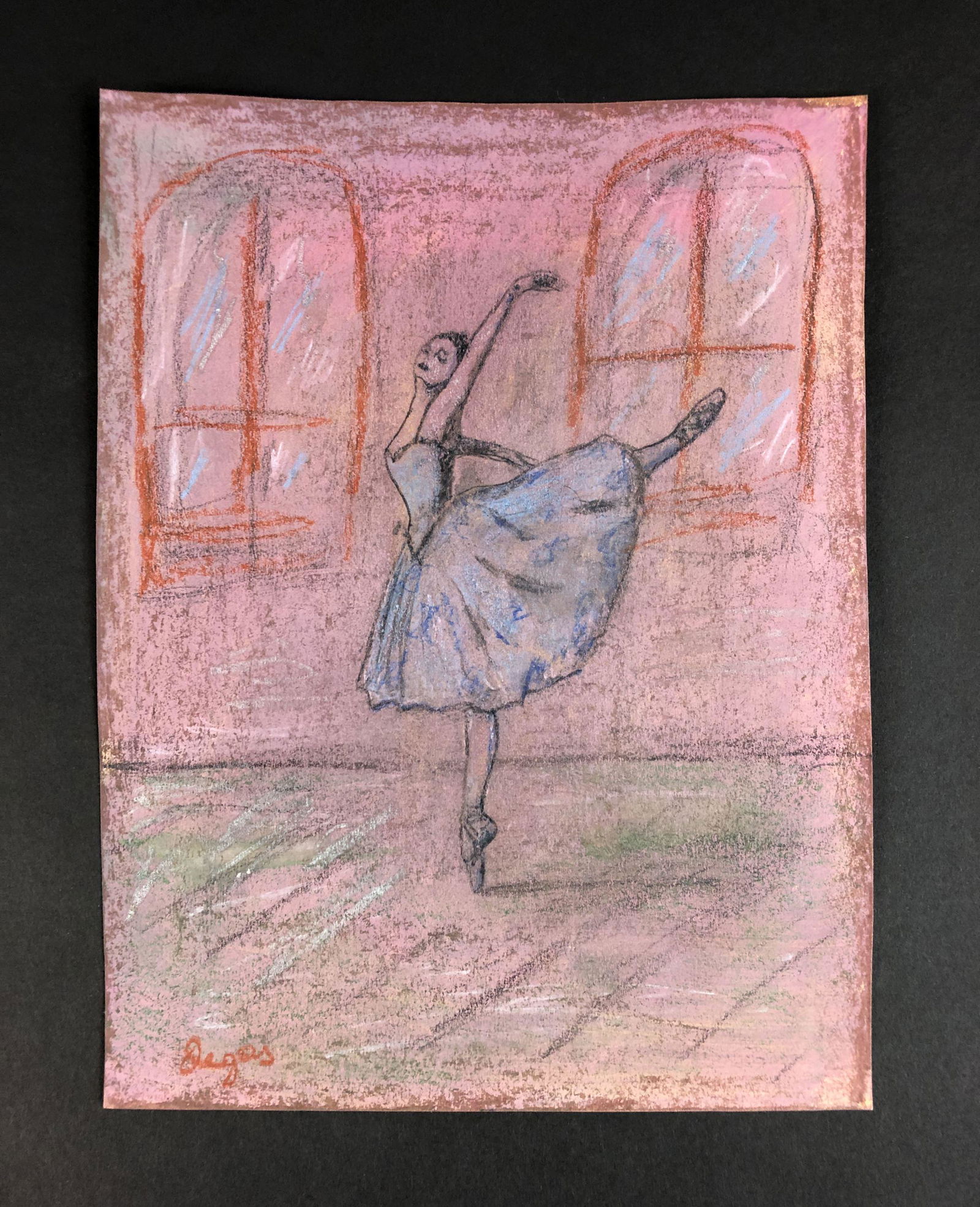 Edgar Degas (French, 1834-1917) - Mixed Media on Paper (1 of 6)