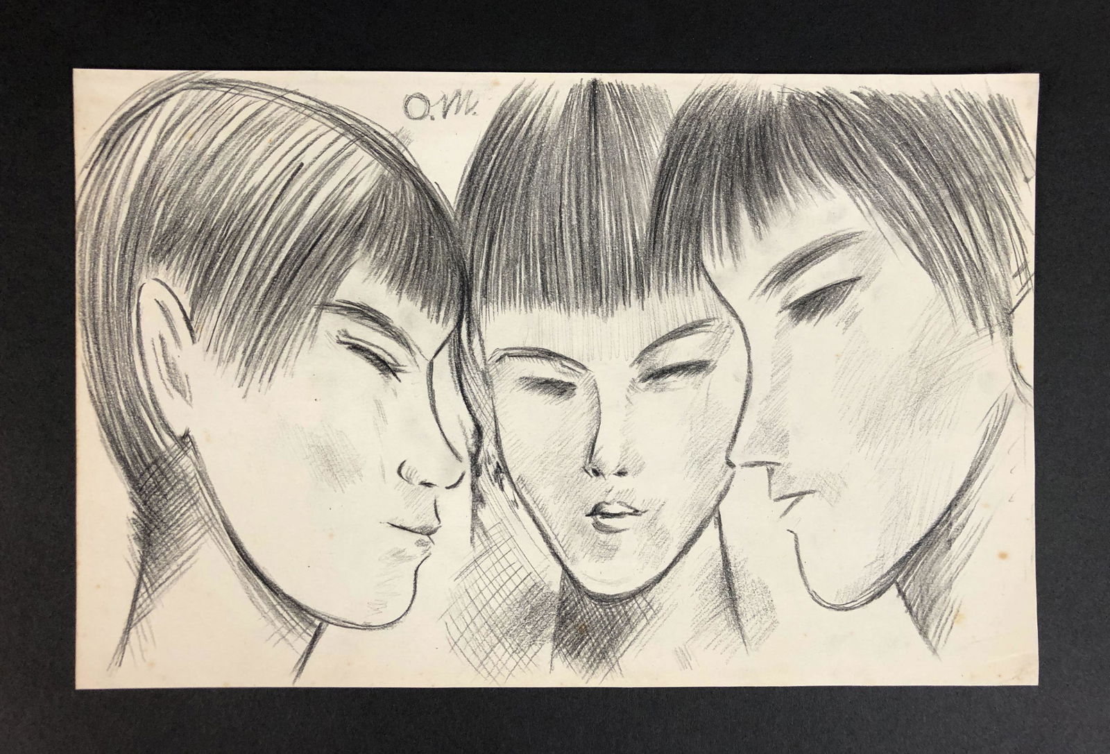 Otto Muller (German, 1974 - 1930) Graphite Drawing (1 of 5)