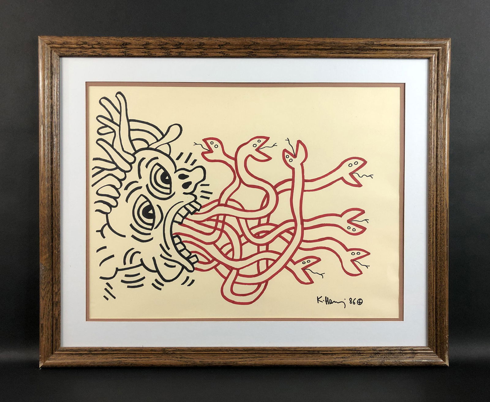 Keith Haring (1958 -1990) - Marker on Paper (1 of 8)