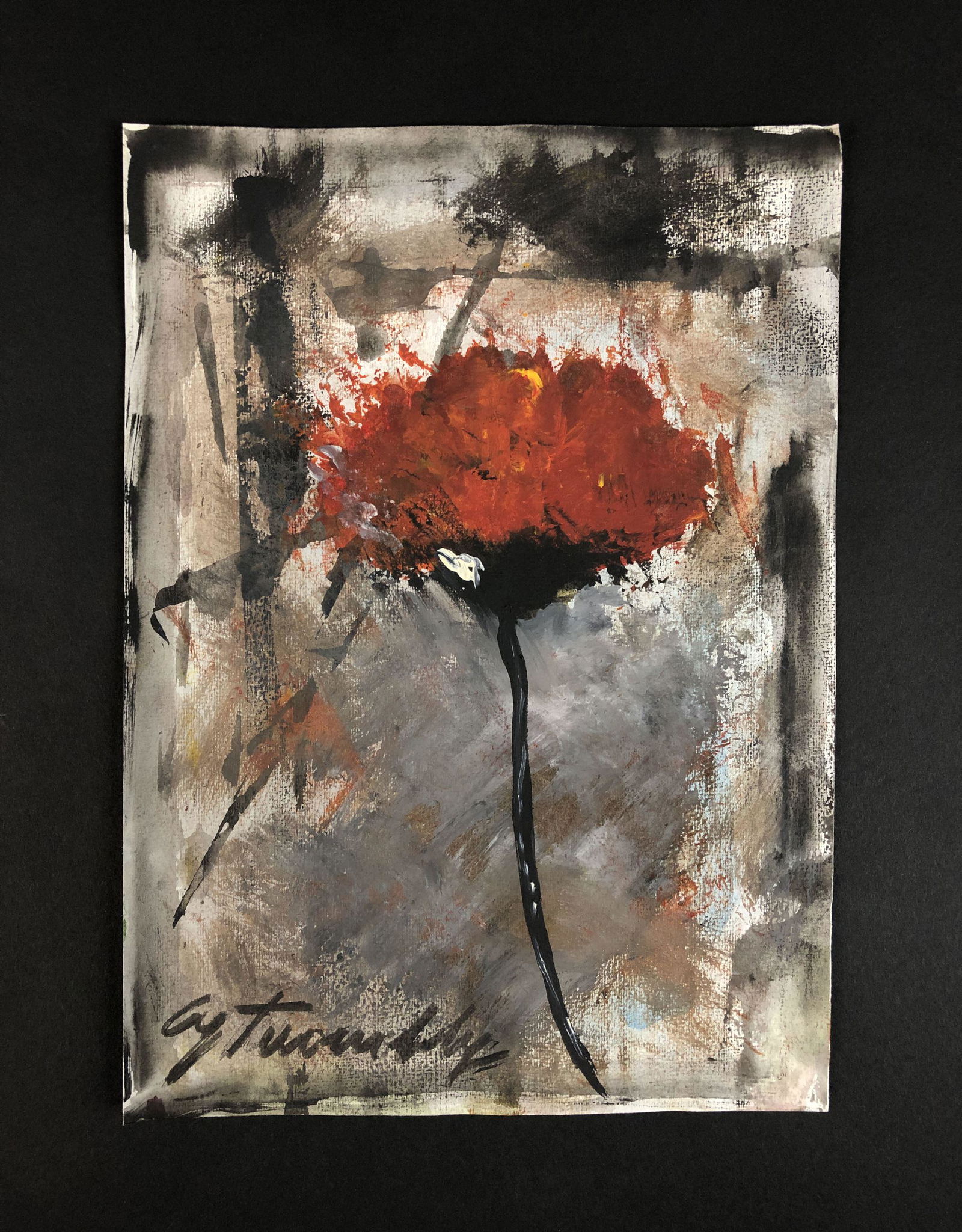 Cy Twombly (American, 1928-2011) - Acrylic on Paper (1 of 5)