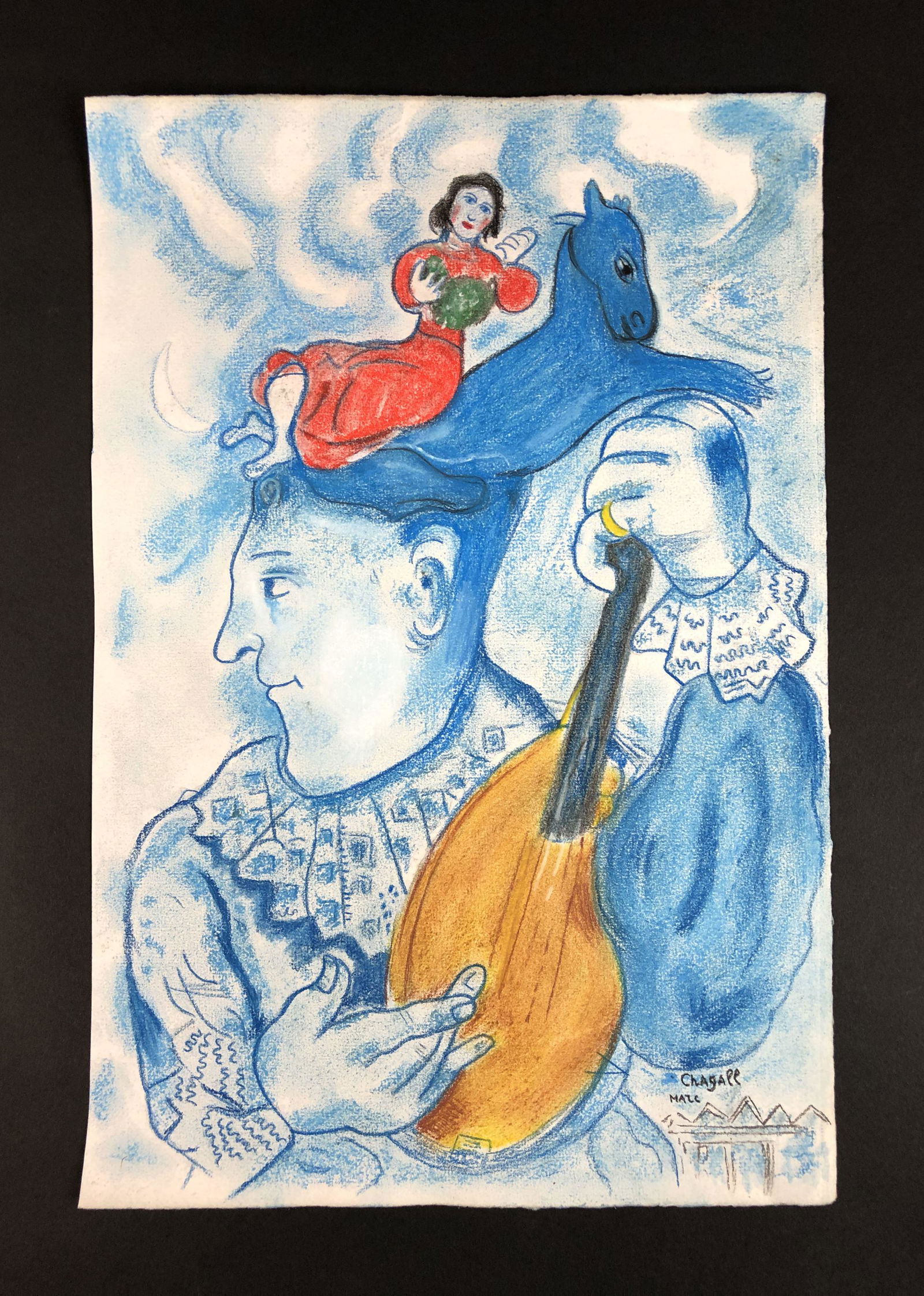 Marc Chagall (French, 1887-1985) - Mixed Media (1 of 4)