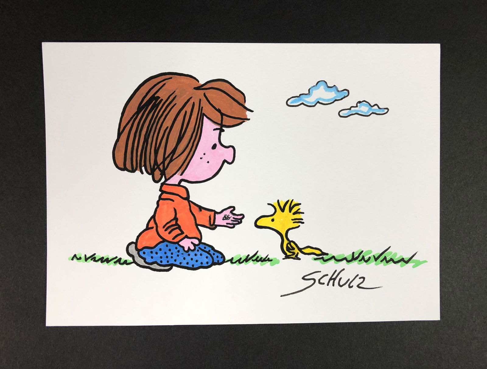 Charles Schulz (American, 1922-2000) - Mixed Media on (1 of 3)