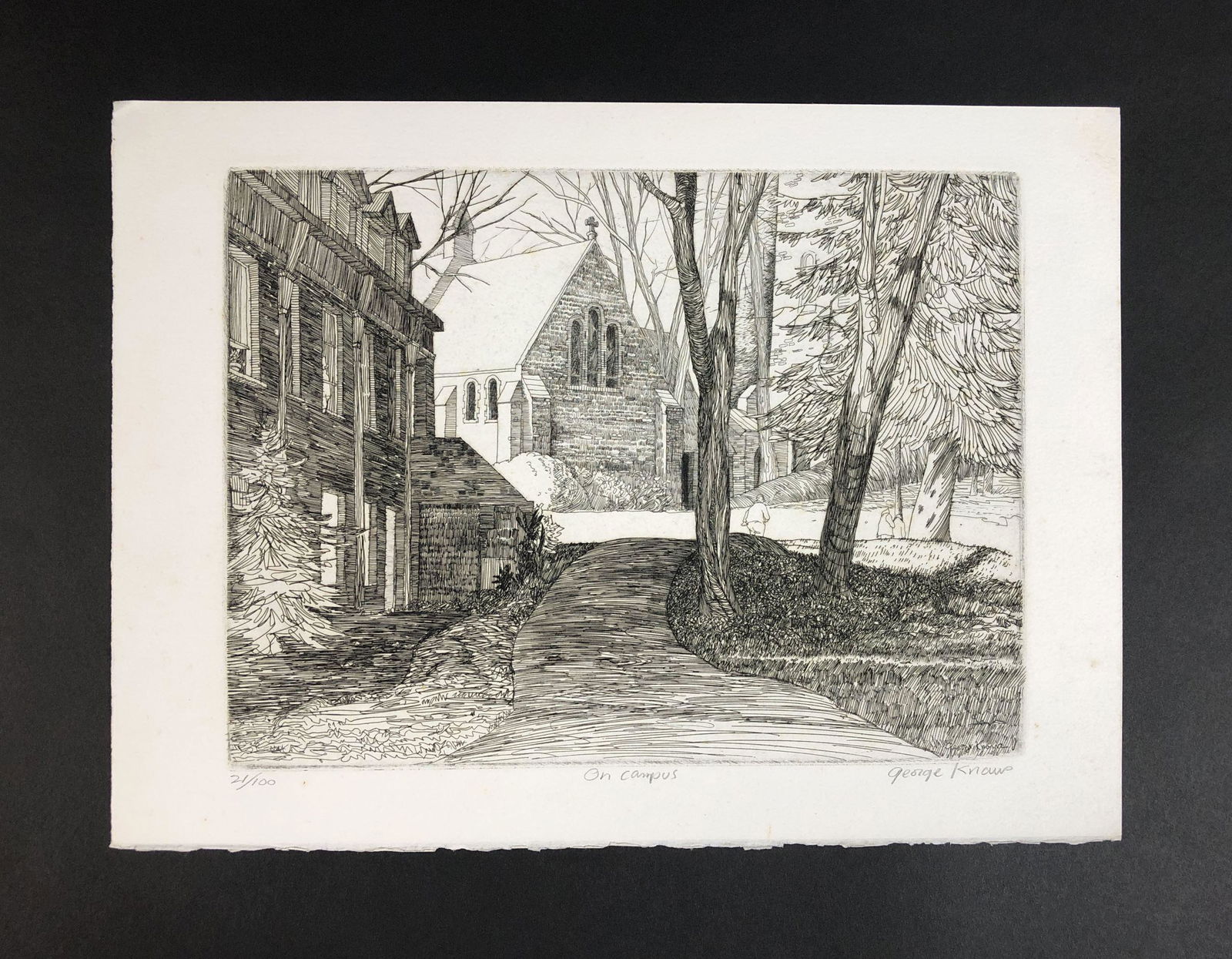 George Knaus (1928-2015) - Fine Art Print on Paper (1 of 6)