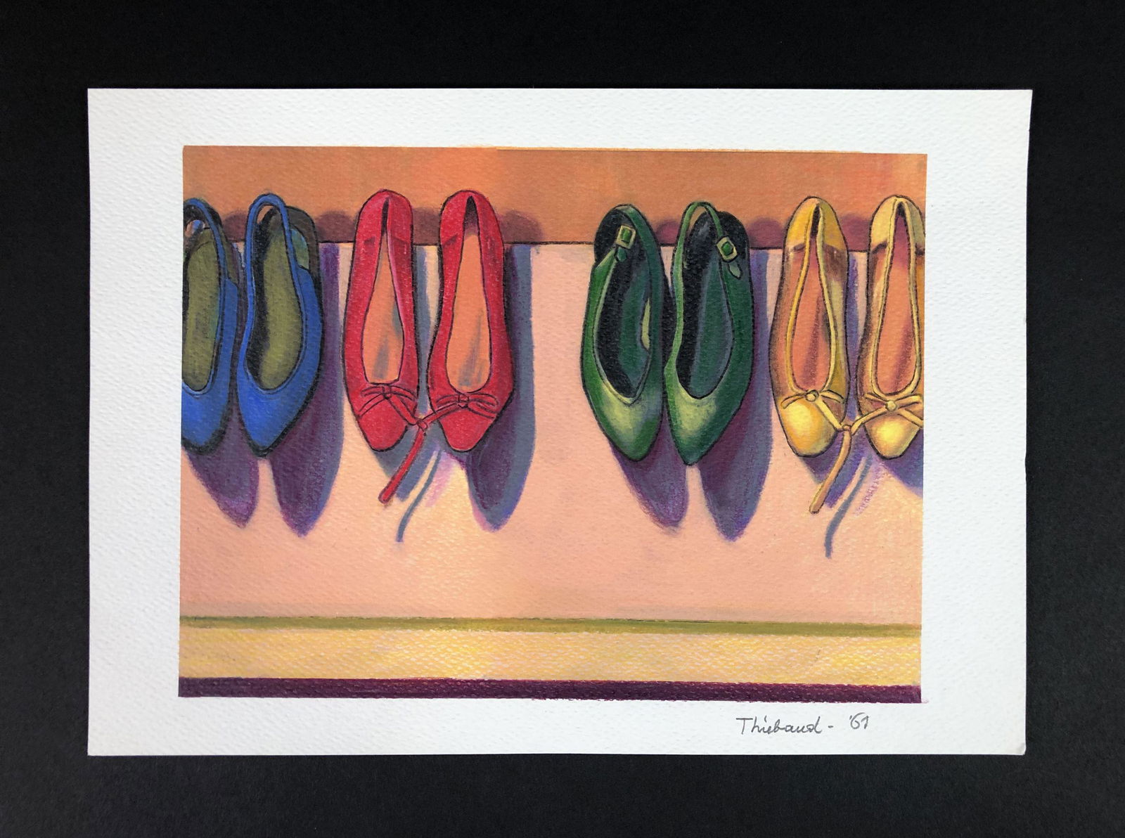 Modern Art Illustration -- Mixed Media on Paper (1 of 5)