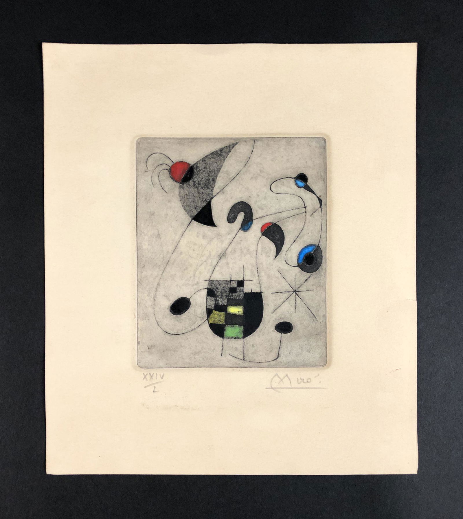 Joan Miro (Spanish, 1893-1983) - Fine Art Print on (1 of 4)