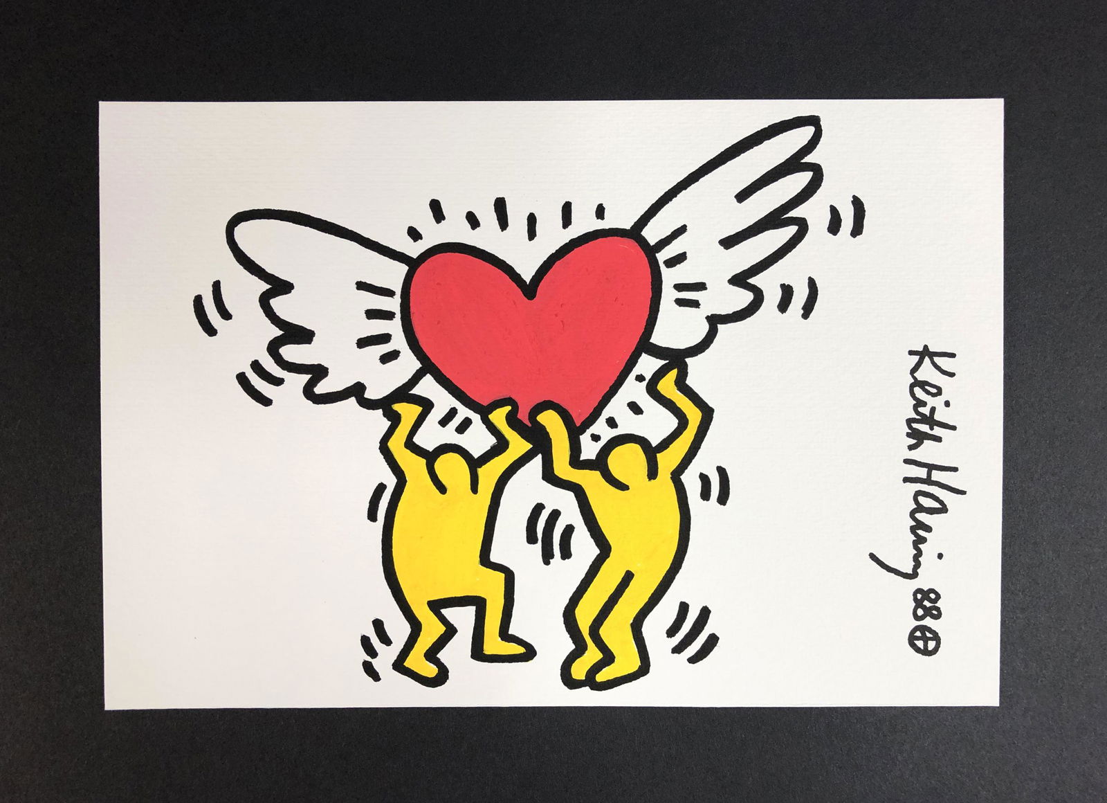 Keith Haring (American, 1958-1990) - Ink on Paper (1 of 5)