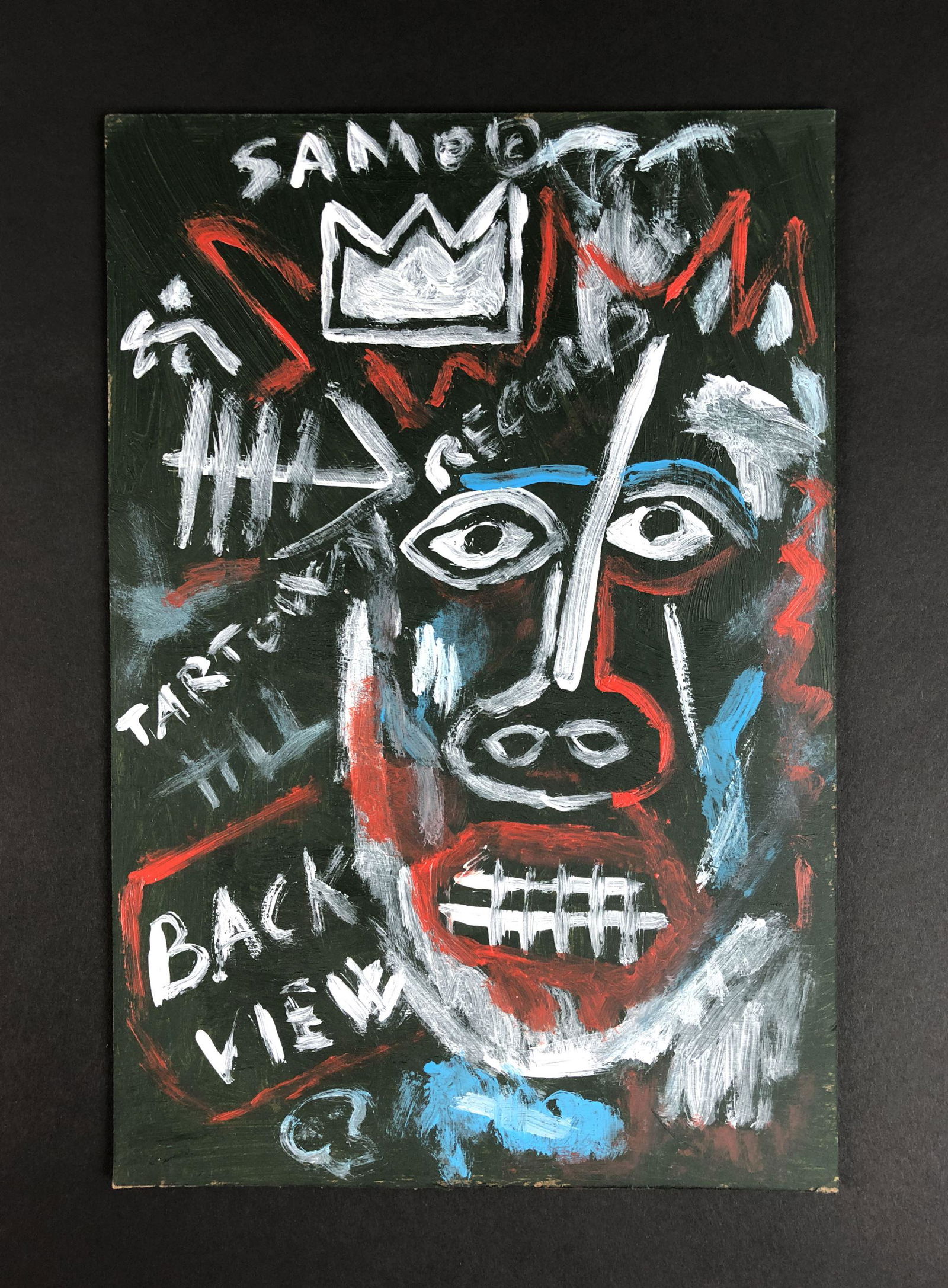 Jean-Michel Basquiat (American, 1960-1988) - Acrylic on (1 of 5)