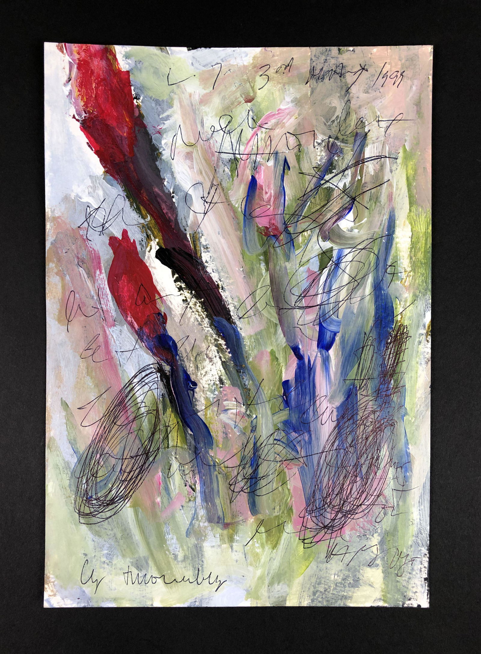 Cy Twombly (American, 1928-2011) - Mixed Media on Paper (1 of 5)