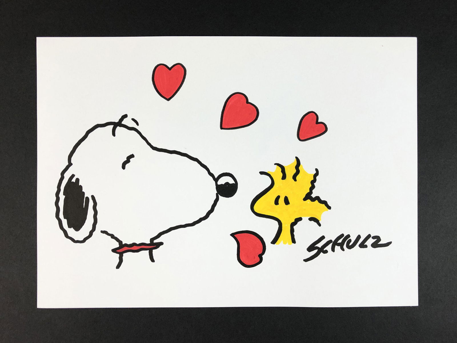 Charles Schulz (American, 1922-2000) - Mixed Media on (1 of 5)