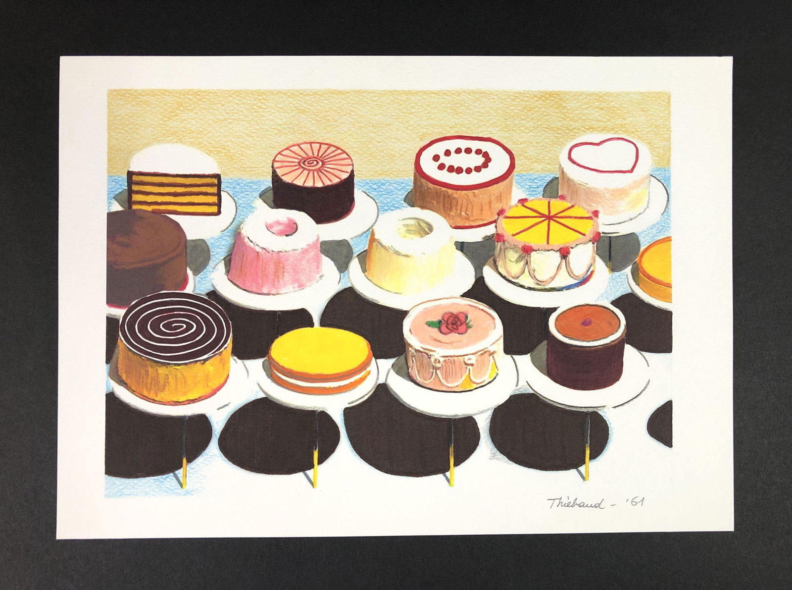 Modern Art Illustration -- Mixed Media on Paper (1 of 5)