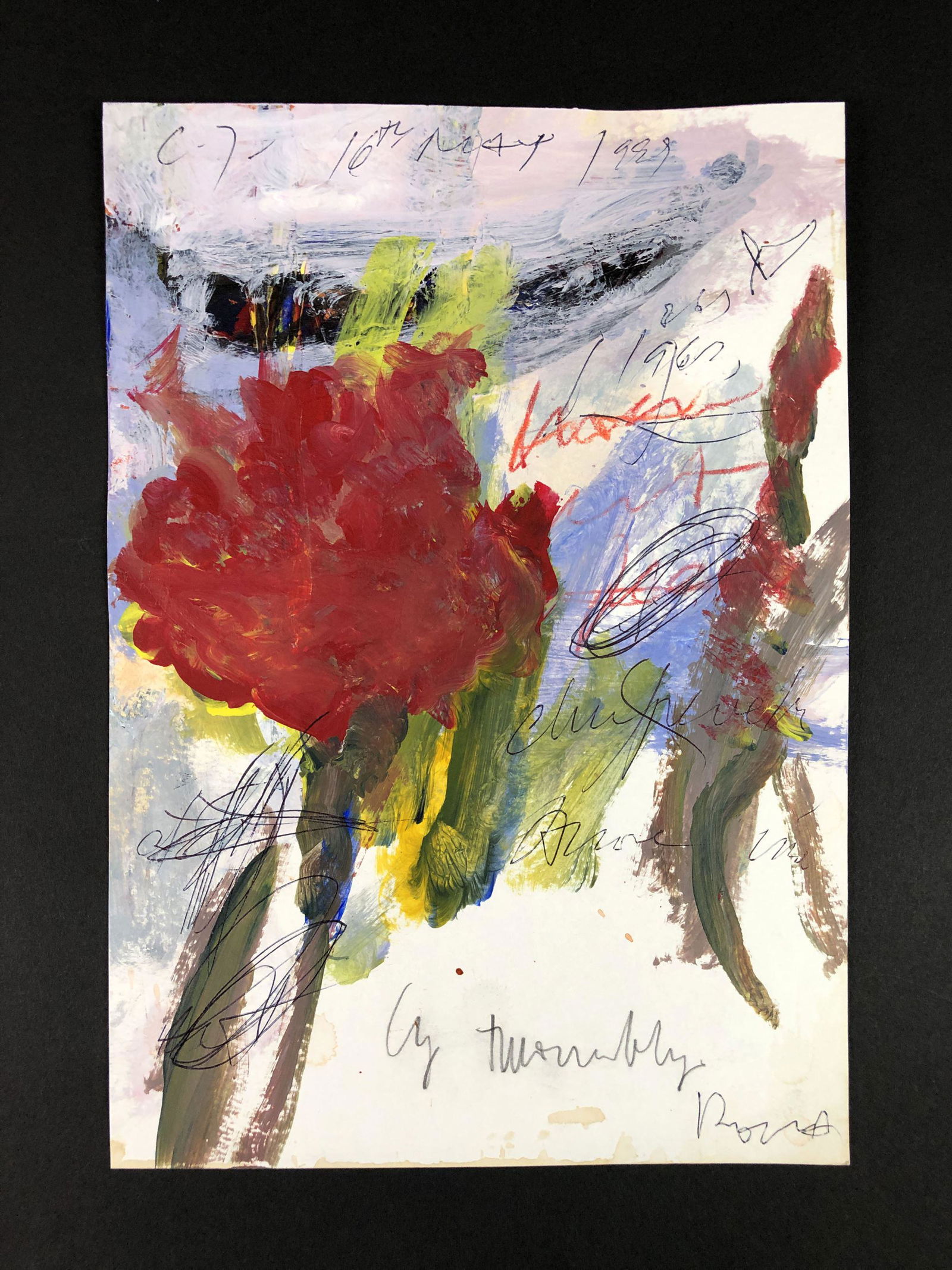 Cy Twombly (American, 1928-2011) - Mixed Media on Paper (1 of 5)