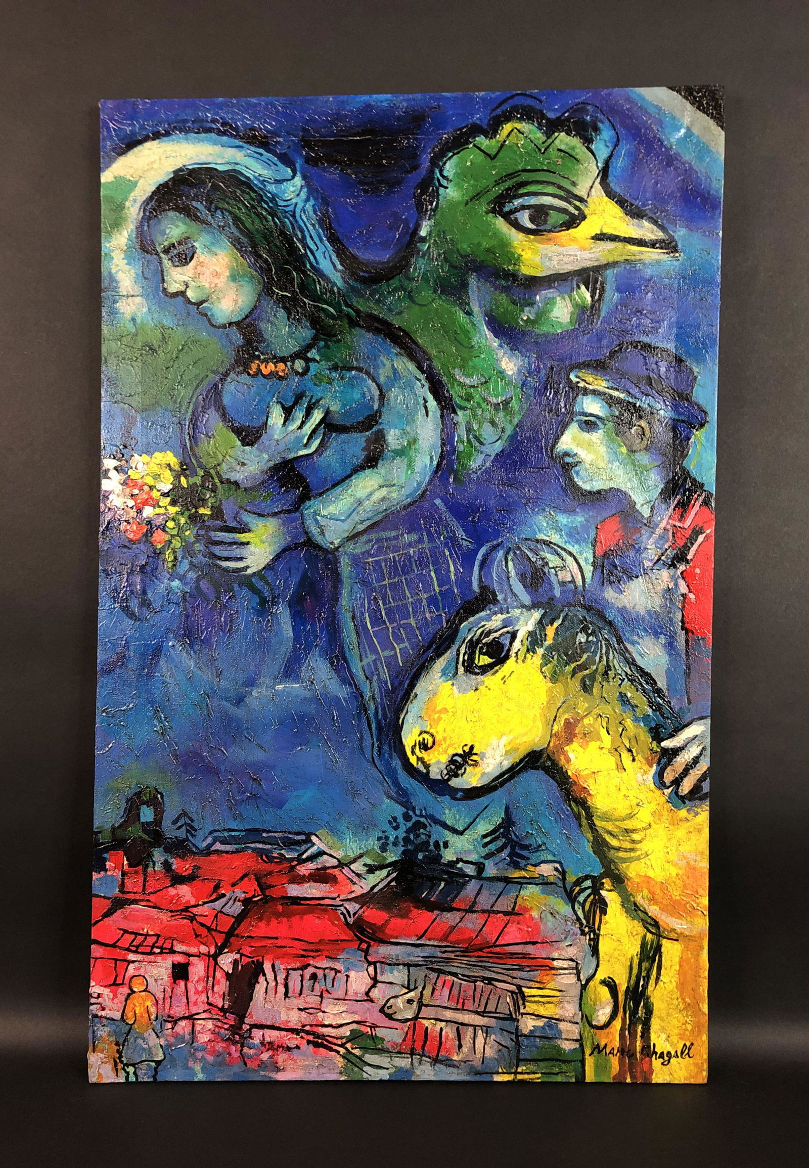 Marc Chagall (French, 1887-1985) - Oil on Canvas (1 of 7)