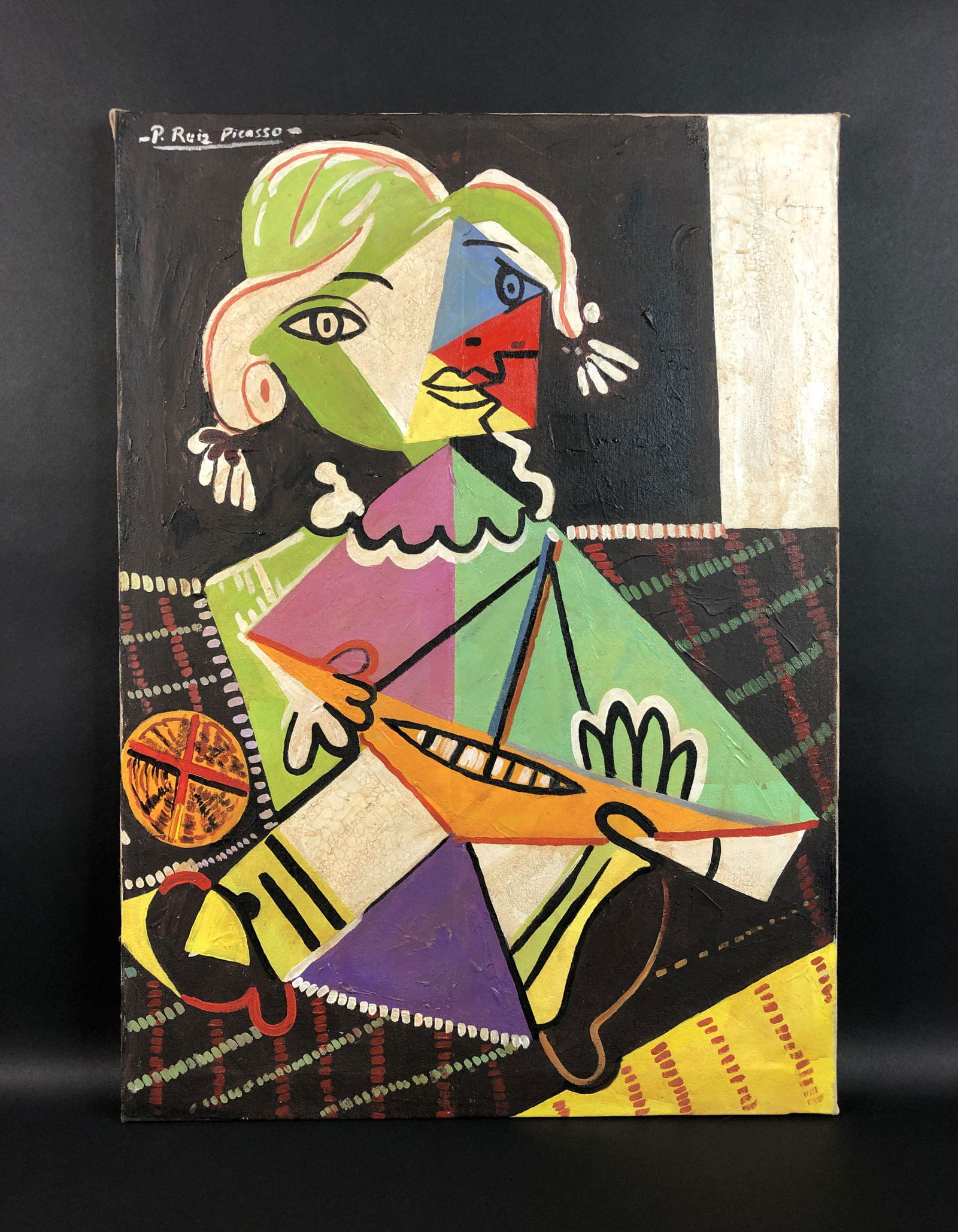 Pablo Picasso (Spanish, 1881-1973) - Oil on Canvas (1 of 7)