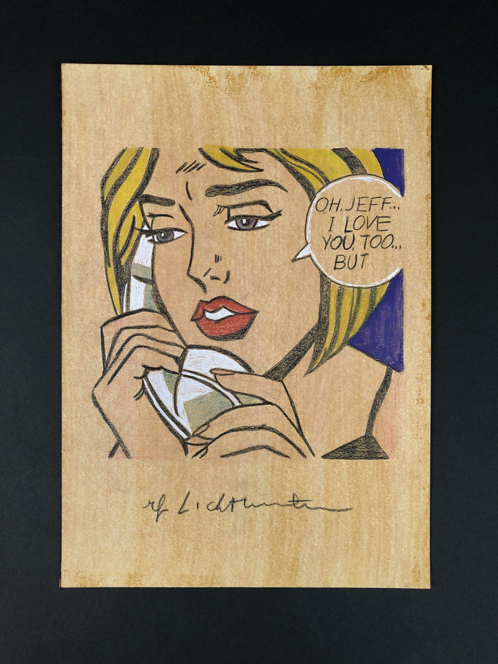 Roy Lichtenstein (American, 1923-1997) - Mixed Media on (1 of 5)