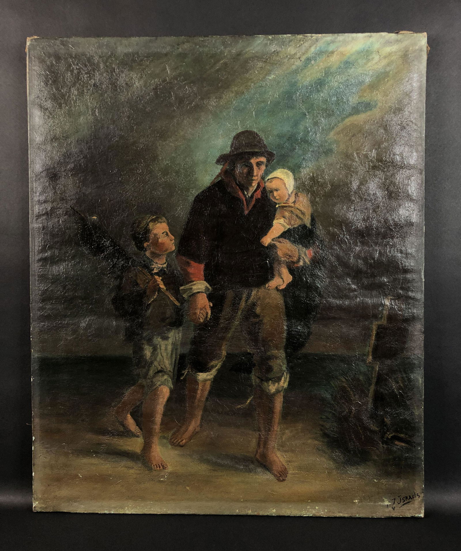 Josef Israels (Dutch, 1824-1911) -- Oil Painting (1 of 8)