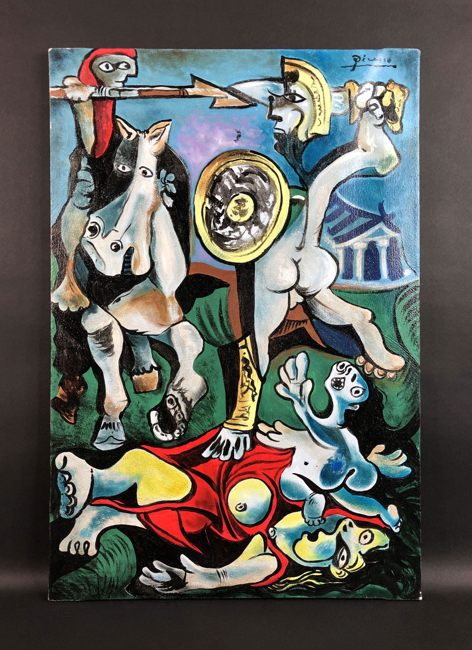 Pablo Picasso (Spanish, 1881-1973) - Acrylic on Canvas (1 of 7)