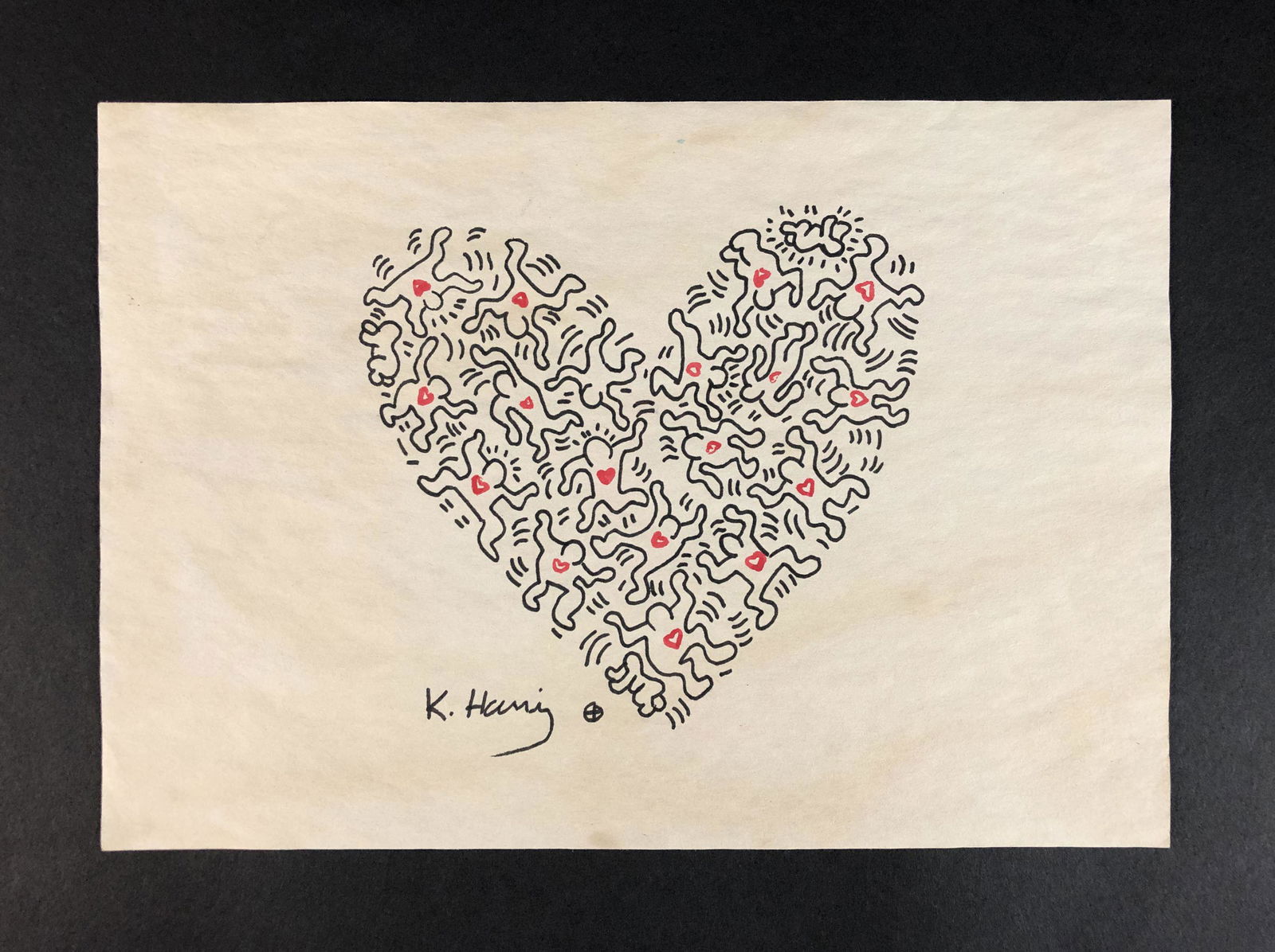 Keith Haring (American, 1958-1990) - Ink on Paper (1 of 6)