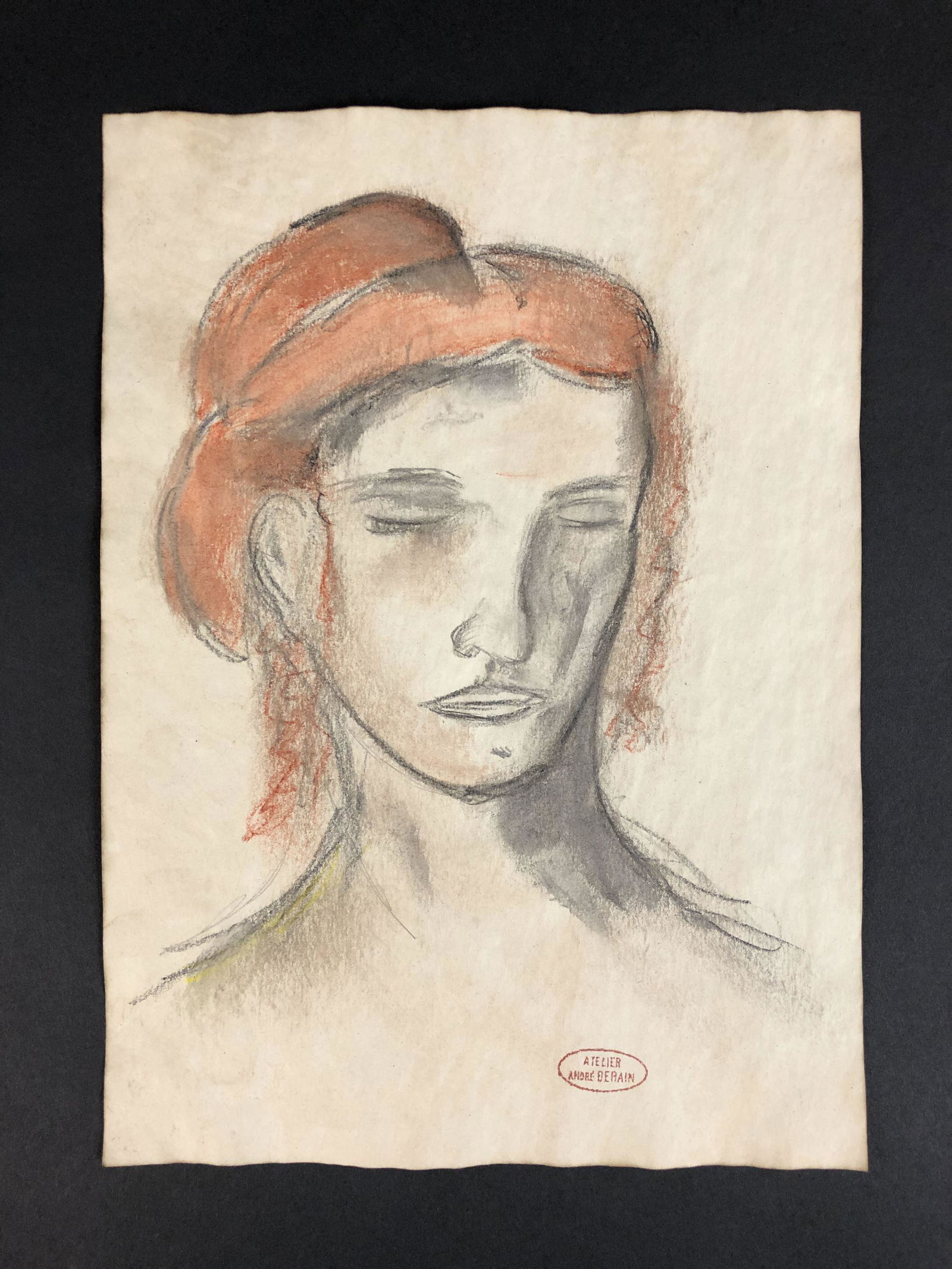 Untitled - Pastel Illustration on Paper (1 of 4)