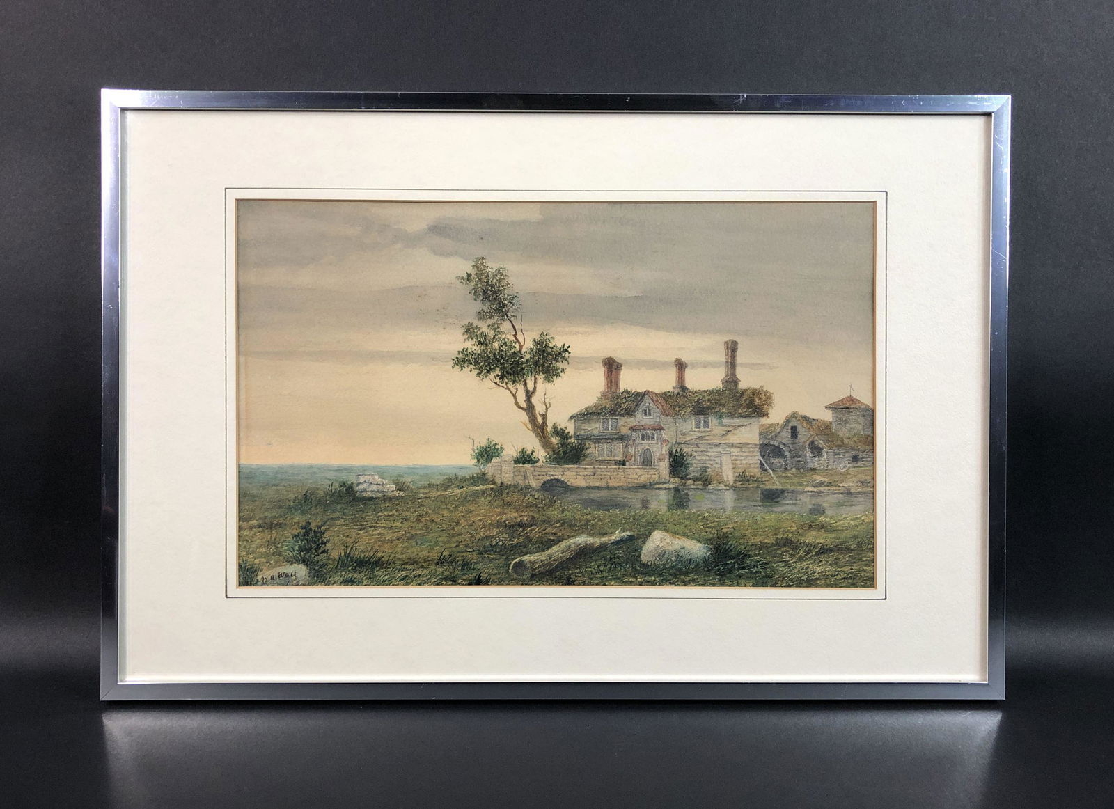 William Allen Wall (1801-1885) - Watercolor on Paper (1 of 7)