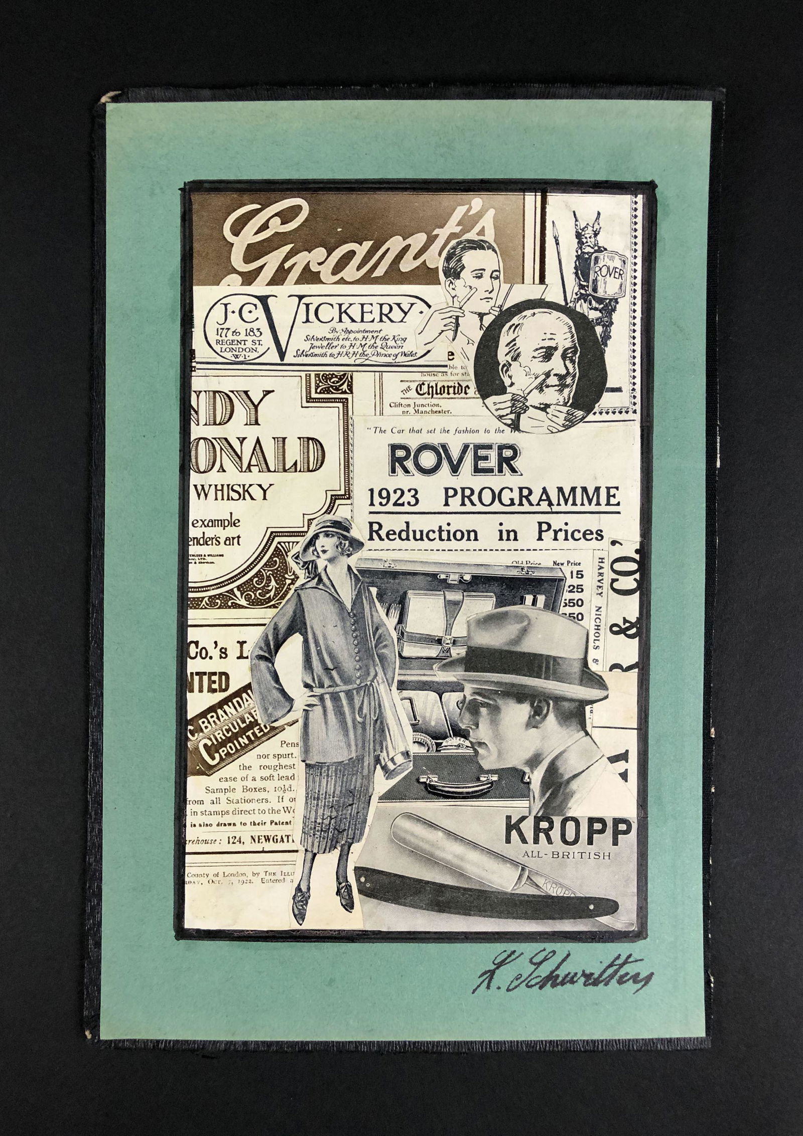 Kurt Schwitters (German, 1887-1948) - Collage on Paper (1 of 5)