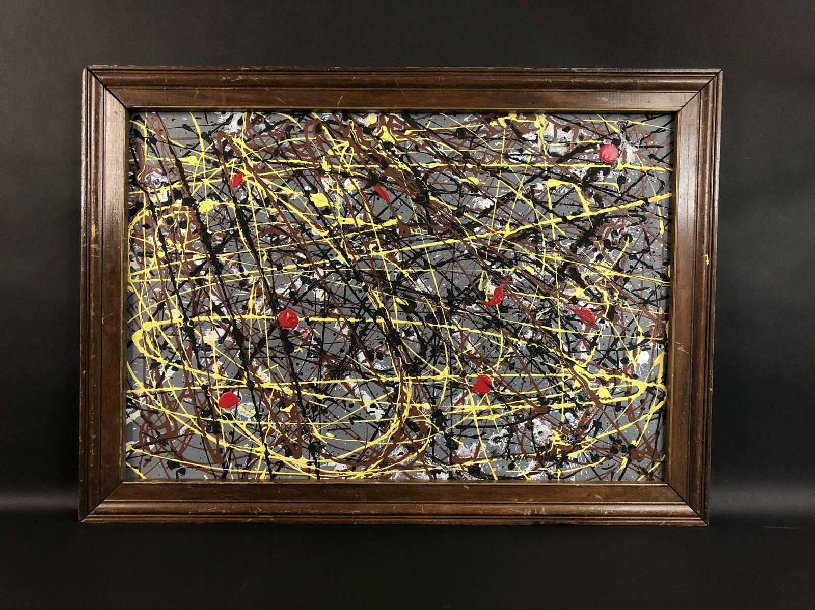 Jackson Pollock (American, 1912 - 1956) - Acrylic (1 of 6)