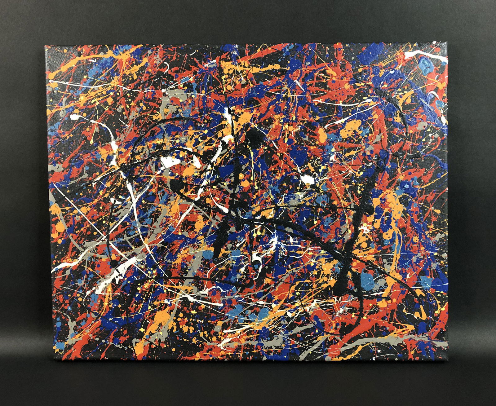 Jackson Pollock (American, 1912-1956) - Acrylic on (1 of 6)