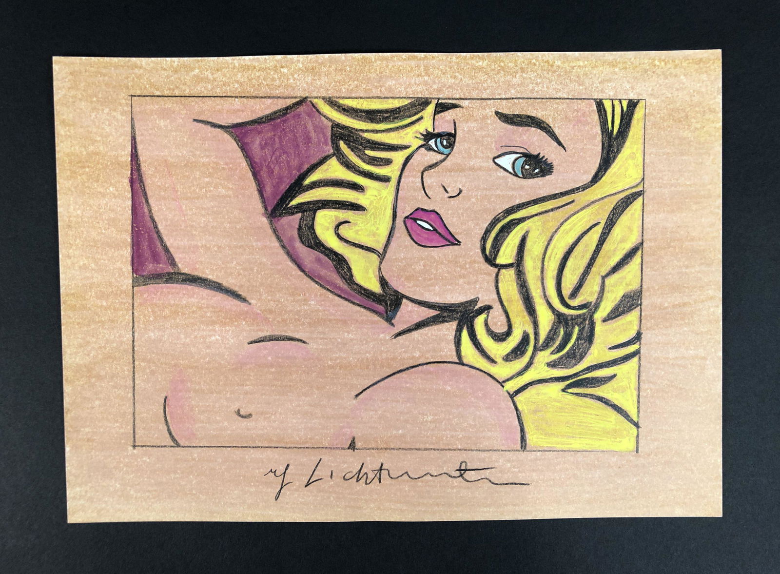 Roy Lichtenstein (American, 1923-1997) - Mixed Media on (1 of 4)