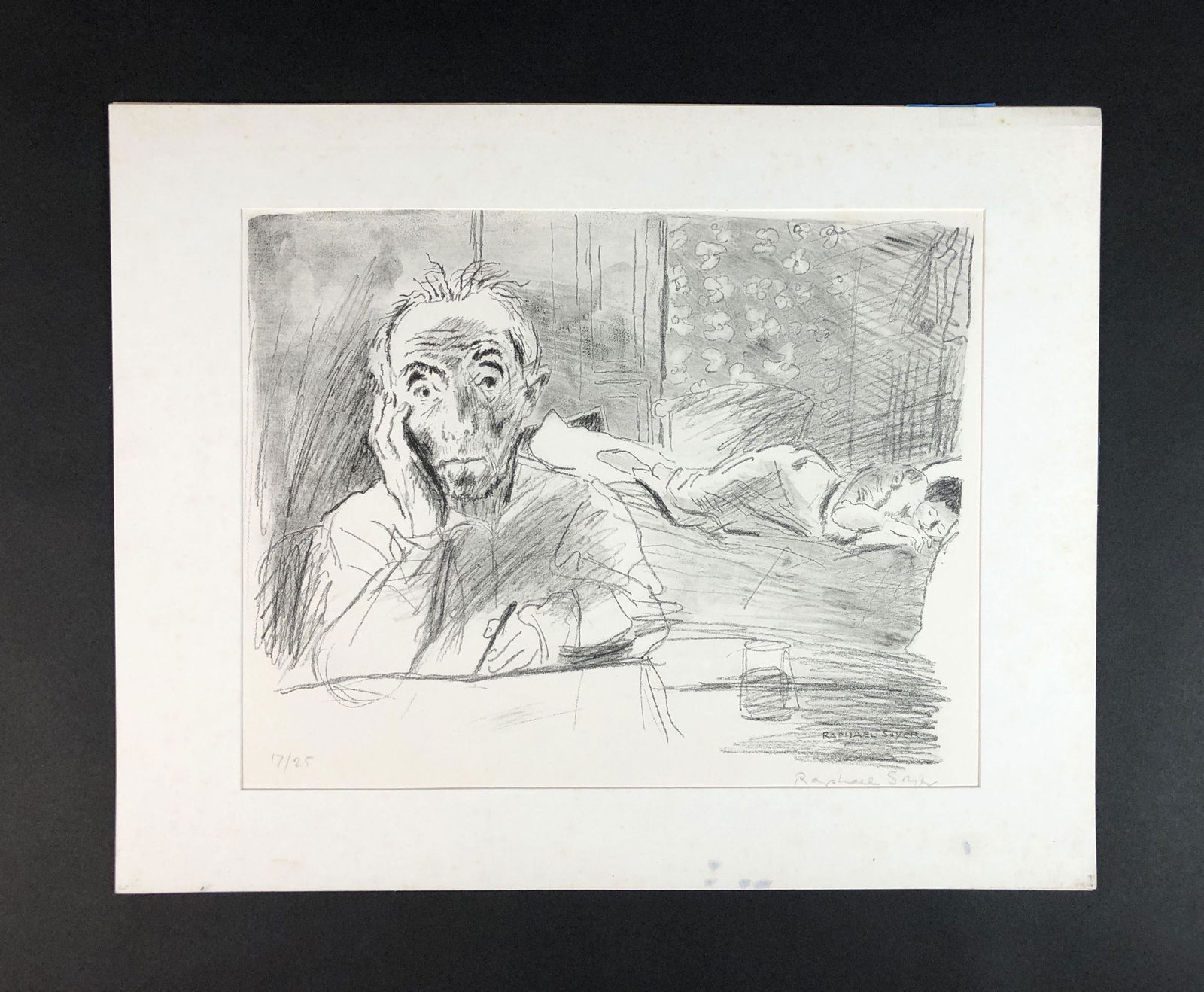 Raphael Soyer (American, 1899-1987) - Lithograph (1 of 6)